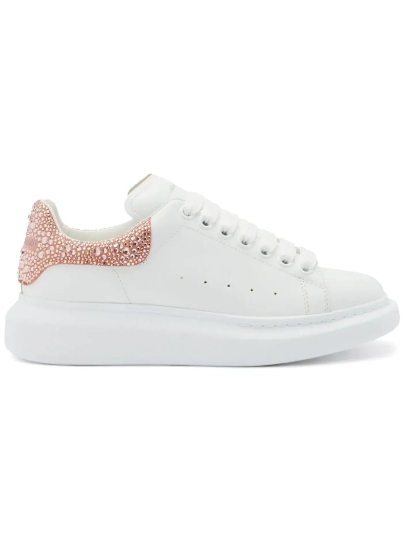Женские кроссовки Oversized Alexander McQueen — изображение 1 из 1, белый светлый розовый