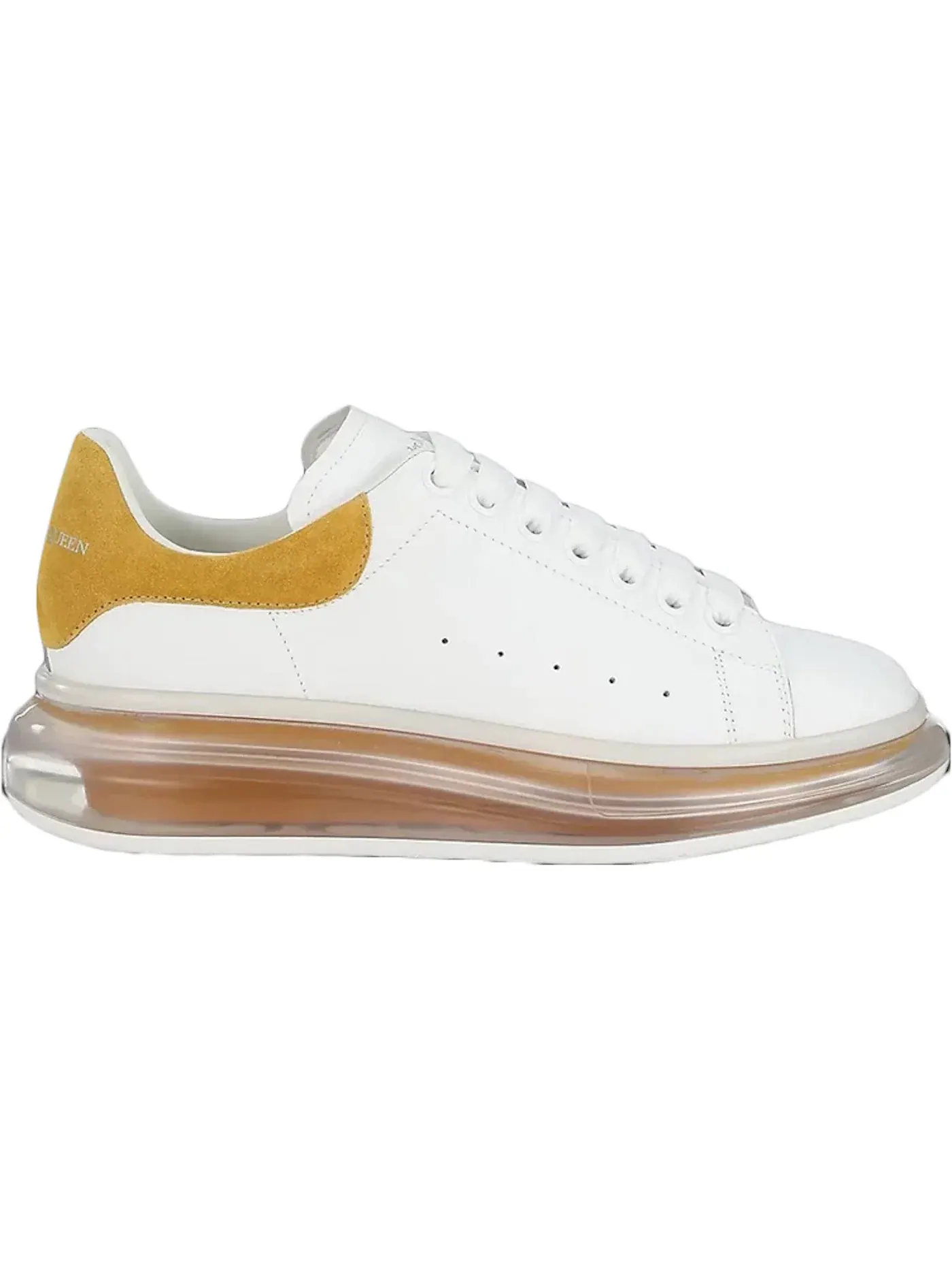 Женские кроссовки с принтом Alexander McQueen Oversized Alexander McQueen — изображение 1 из 1, белый/желтый