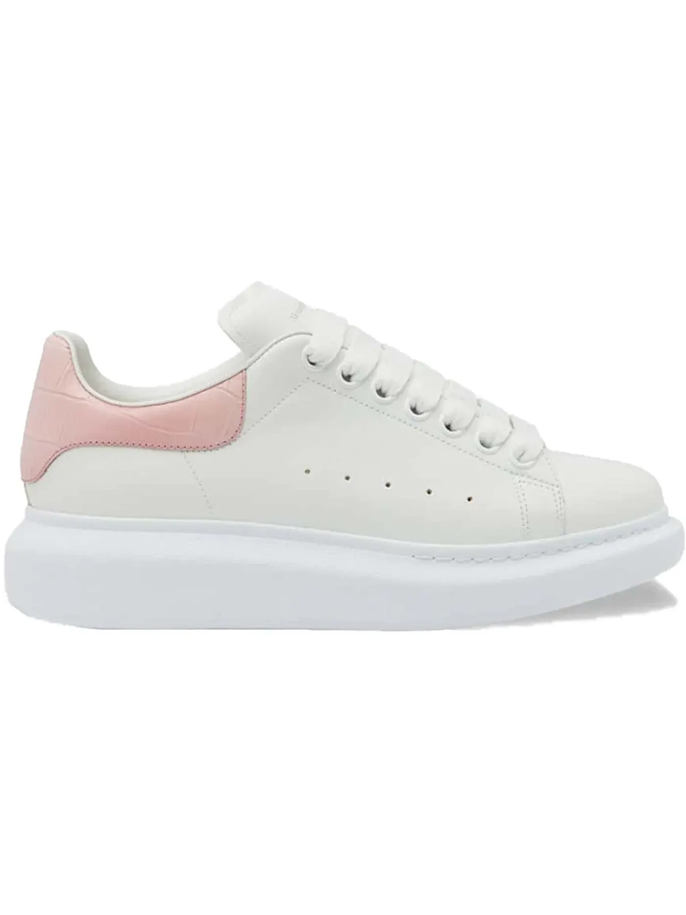 Женские кроссовки Oversized Alexander McQueen — изображение 1 из 1, белый розовый