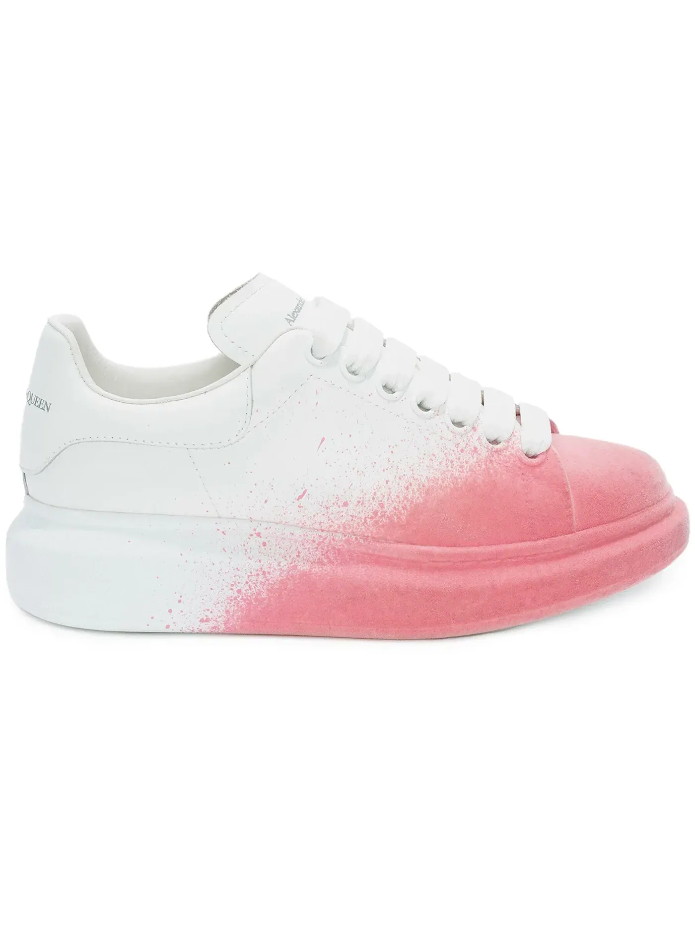 Женские кроссовки Oversized Alexander McQueen — изображение 1 из 1, белый/розовый