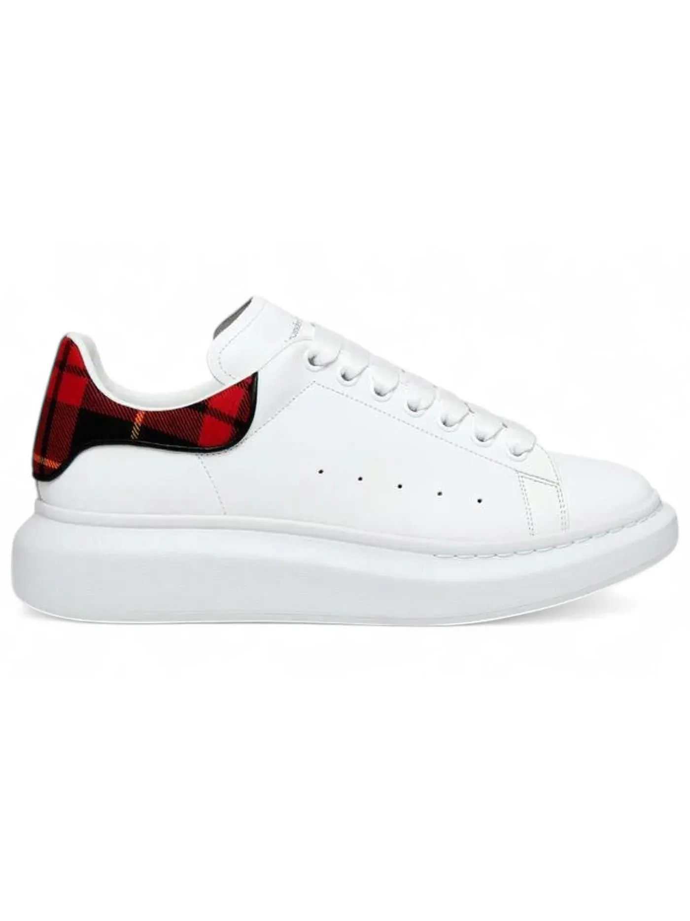 Мужские кроссовки с принтом Oversized Alexander McQueen — изображение 1 из 1, белый/красный