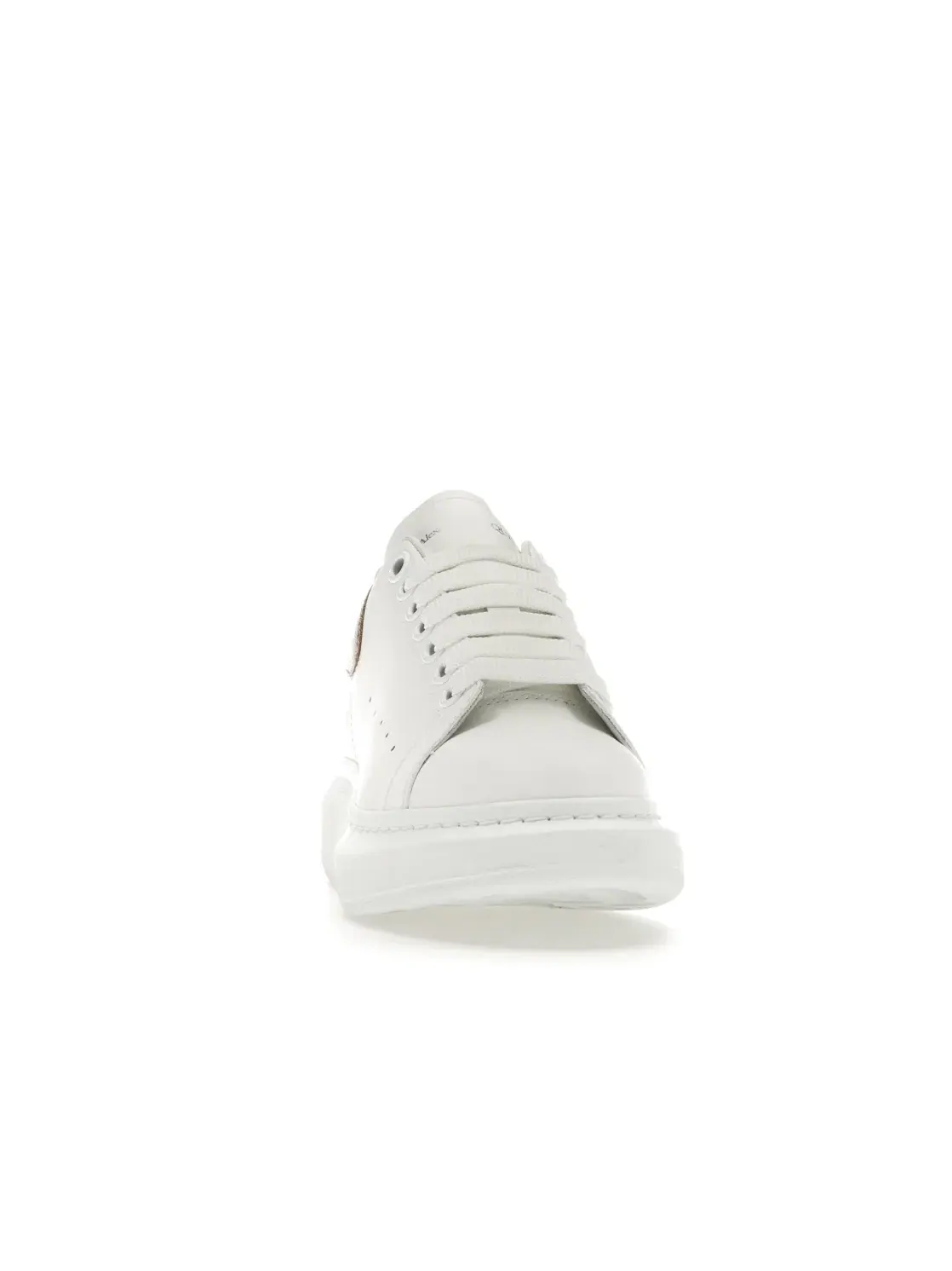 Женские кроссовки Oversized Alexander McQueen — изображение 2 из 4, белый/розовый золотистый