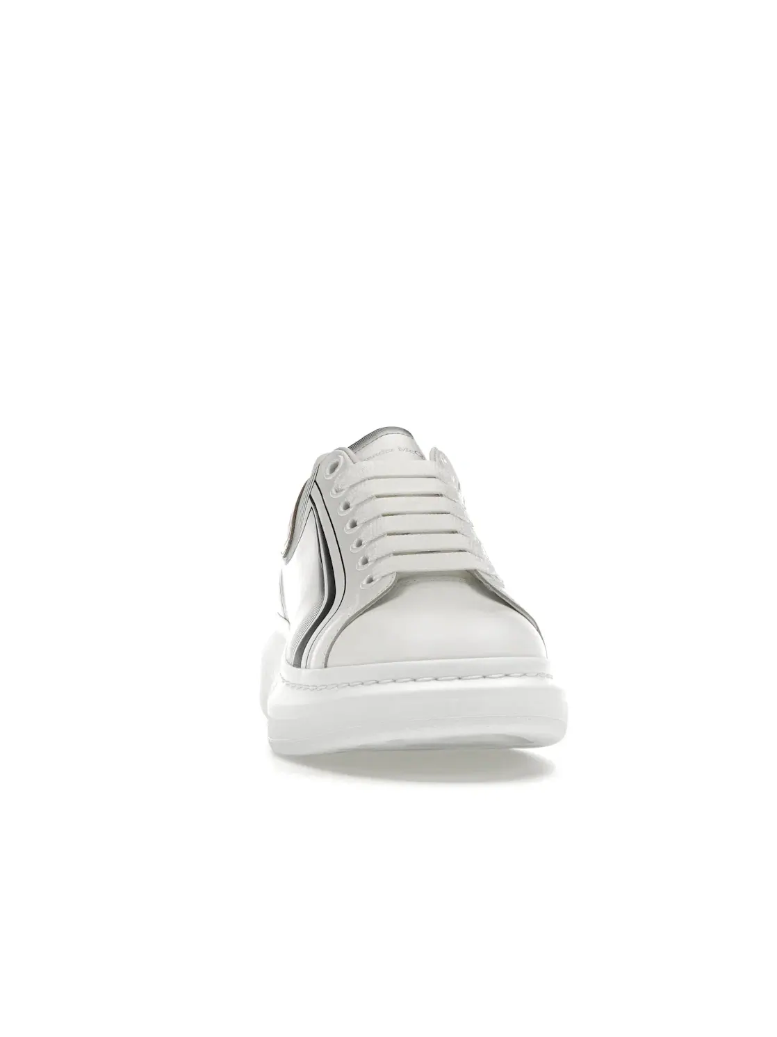 Мужские кроссовки Oversized Alexander McQueen — изображение 2 из 4, белый серебристый