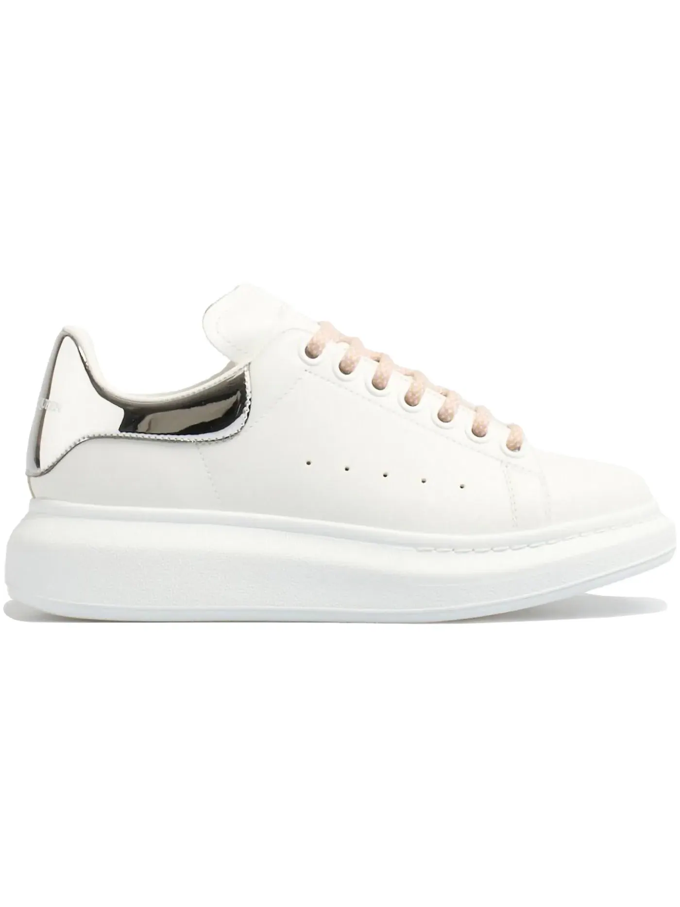 Женские кроссовки Oversized Alexander McQueen — изображение 1 из 1, белый/серебристый