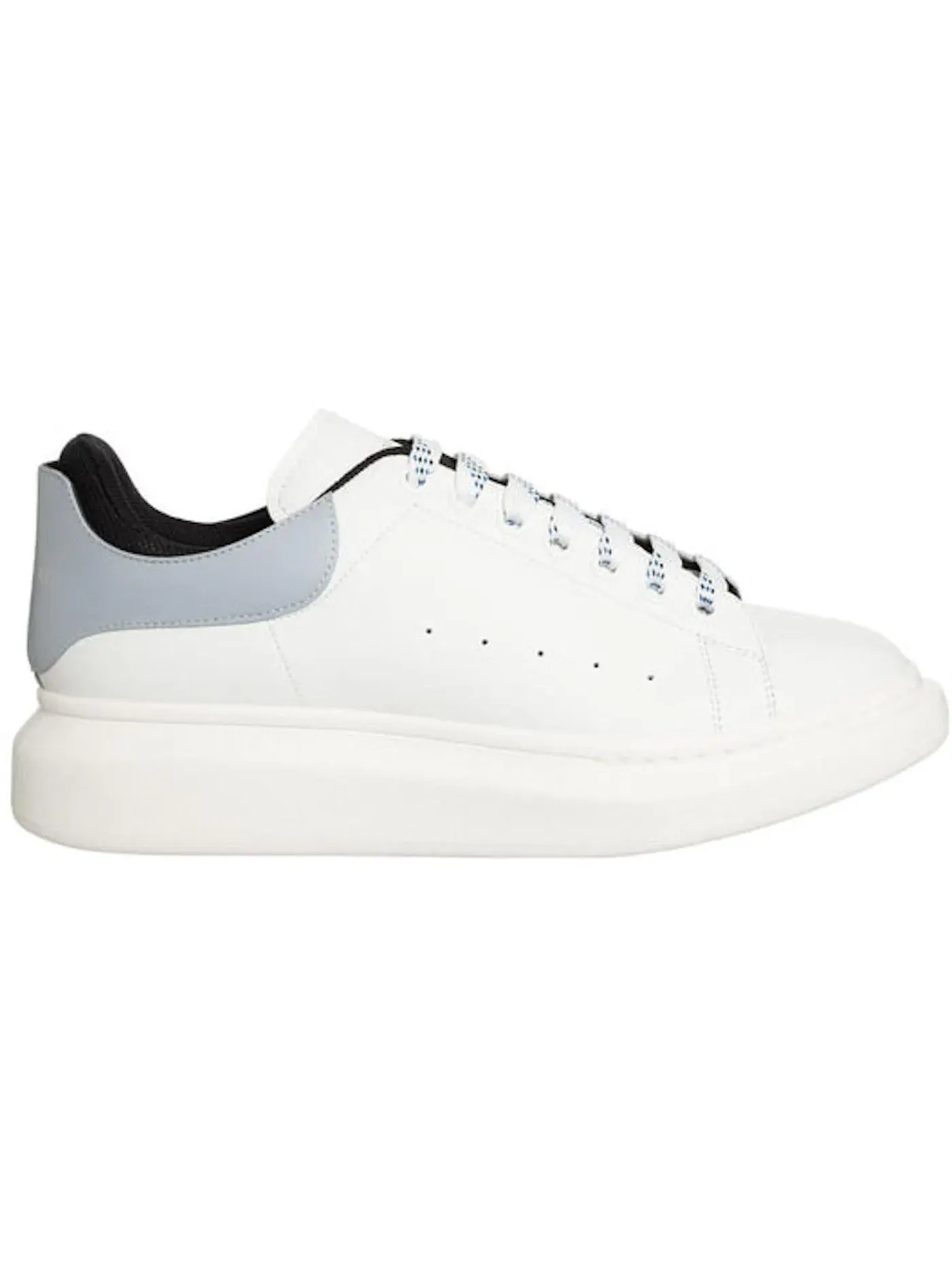 Мужские кроссовки Oversized Alexander McQueen — изображение 1 из 1, белый/синий