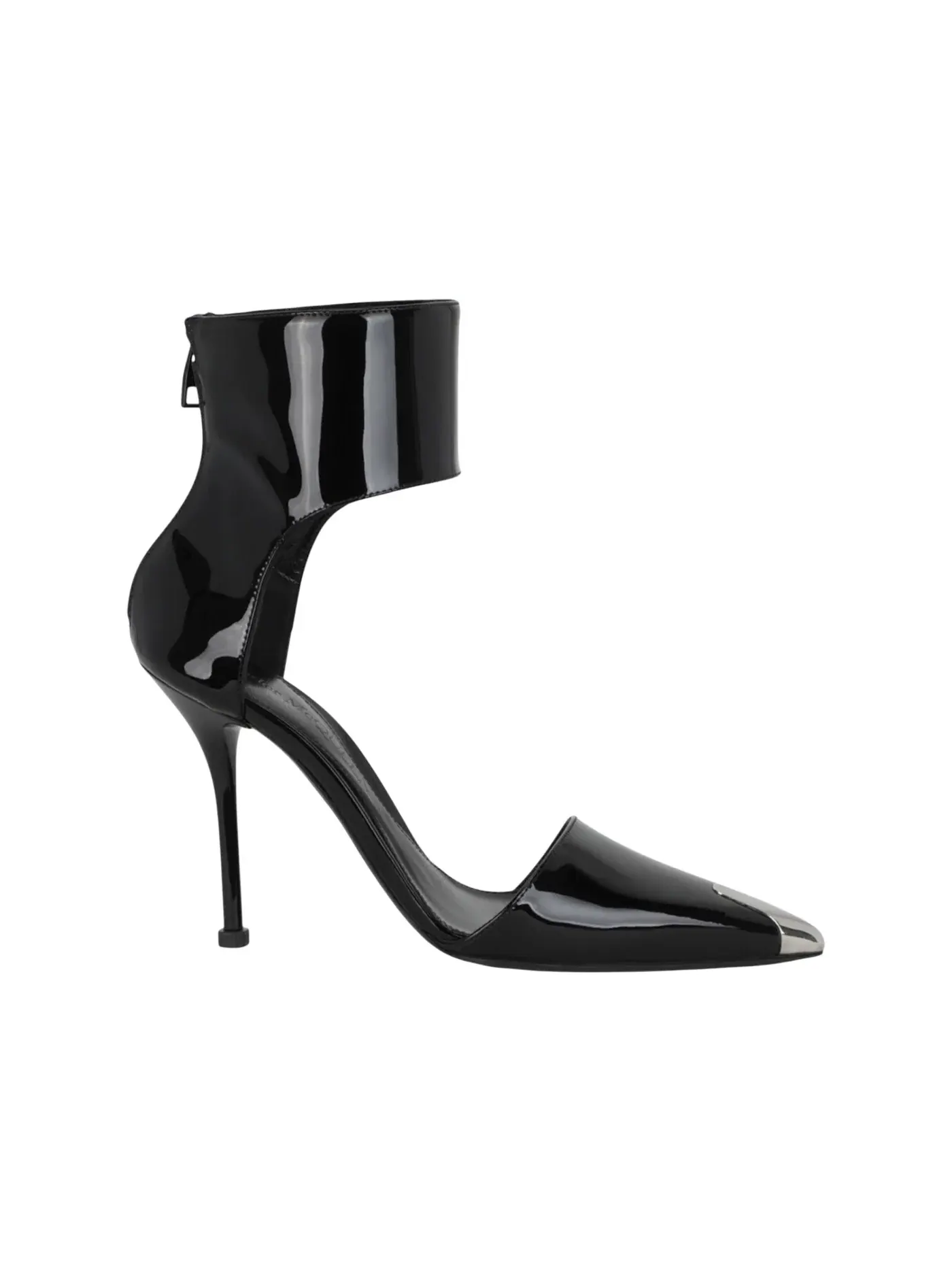 Женские туфли на каблуке из лакированной кожи Punk Patent Leather Heels Alexander McQueen — изображение 1 из 3