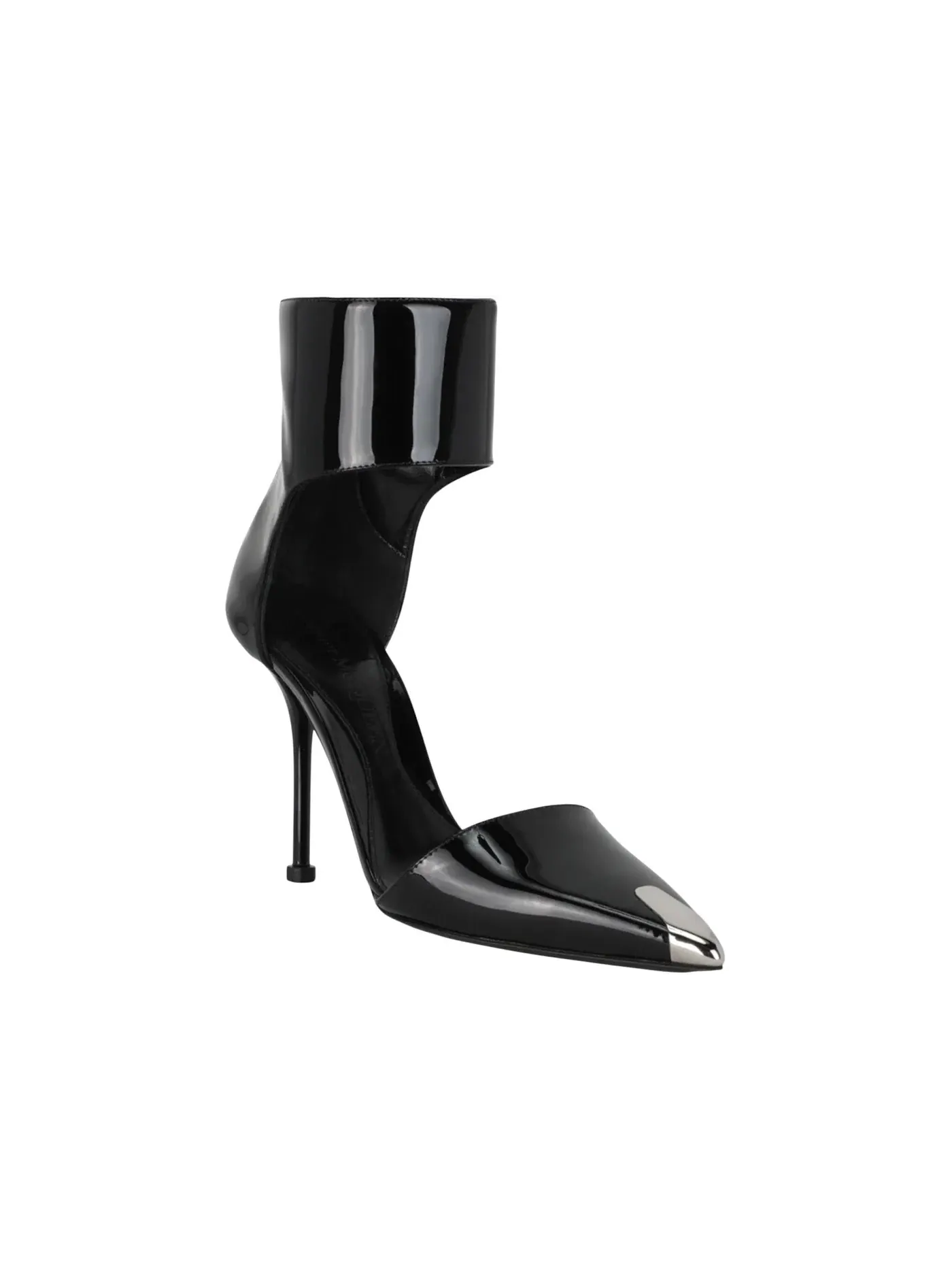 Женские туфли на каблуке из лакированной кожи Punk Patent Leather Heels Alexander McQueen — изображение 2 из 3