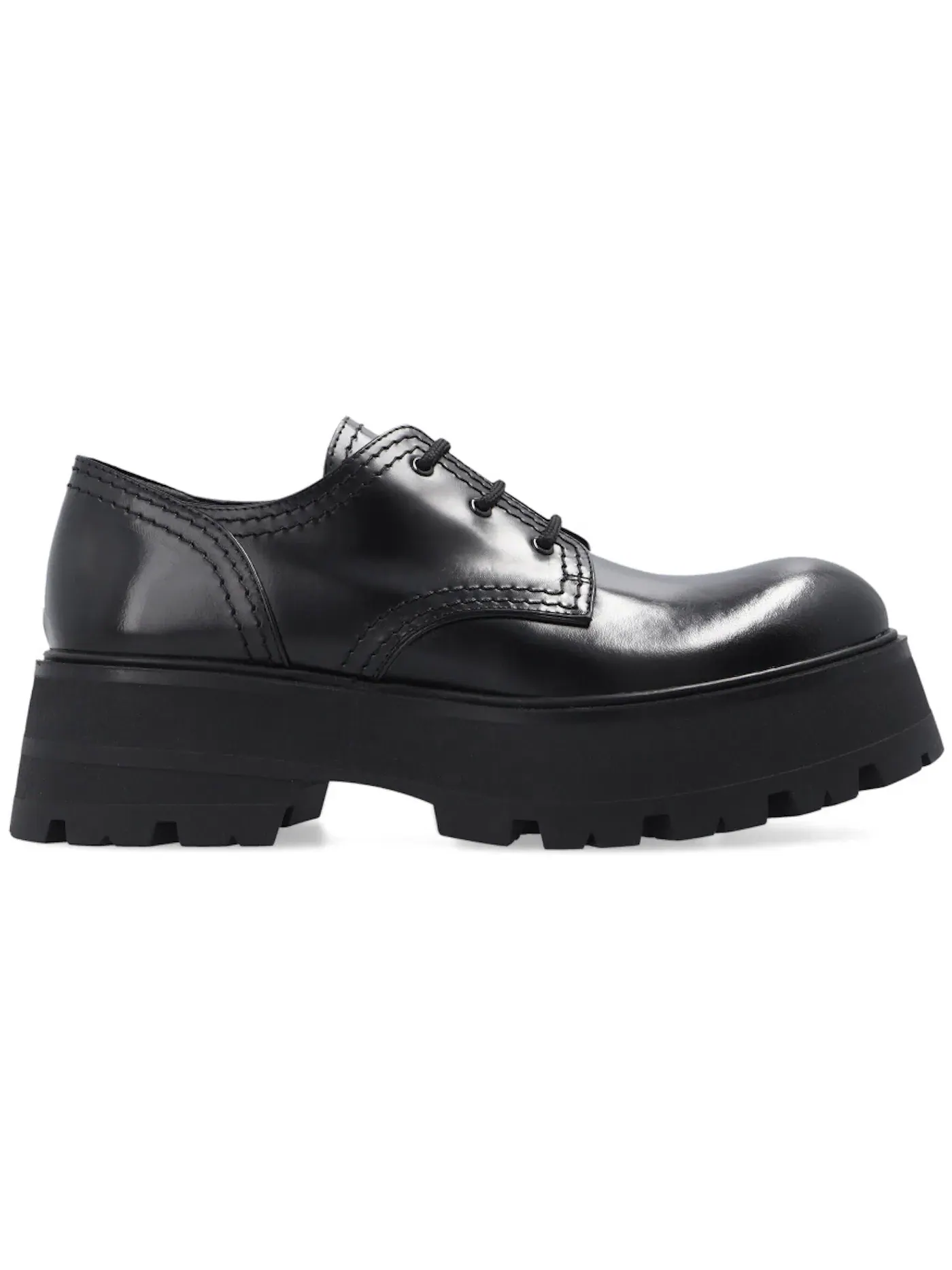 Женские оксфорды с принтом Alexander McQueen Rave Oxfords — изображение 1 из 1, черный