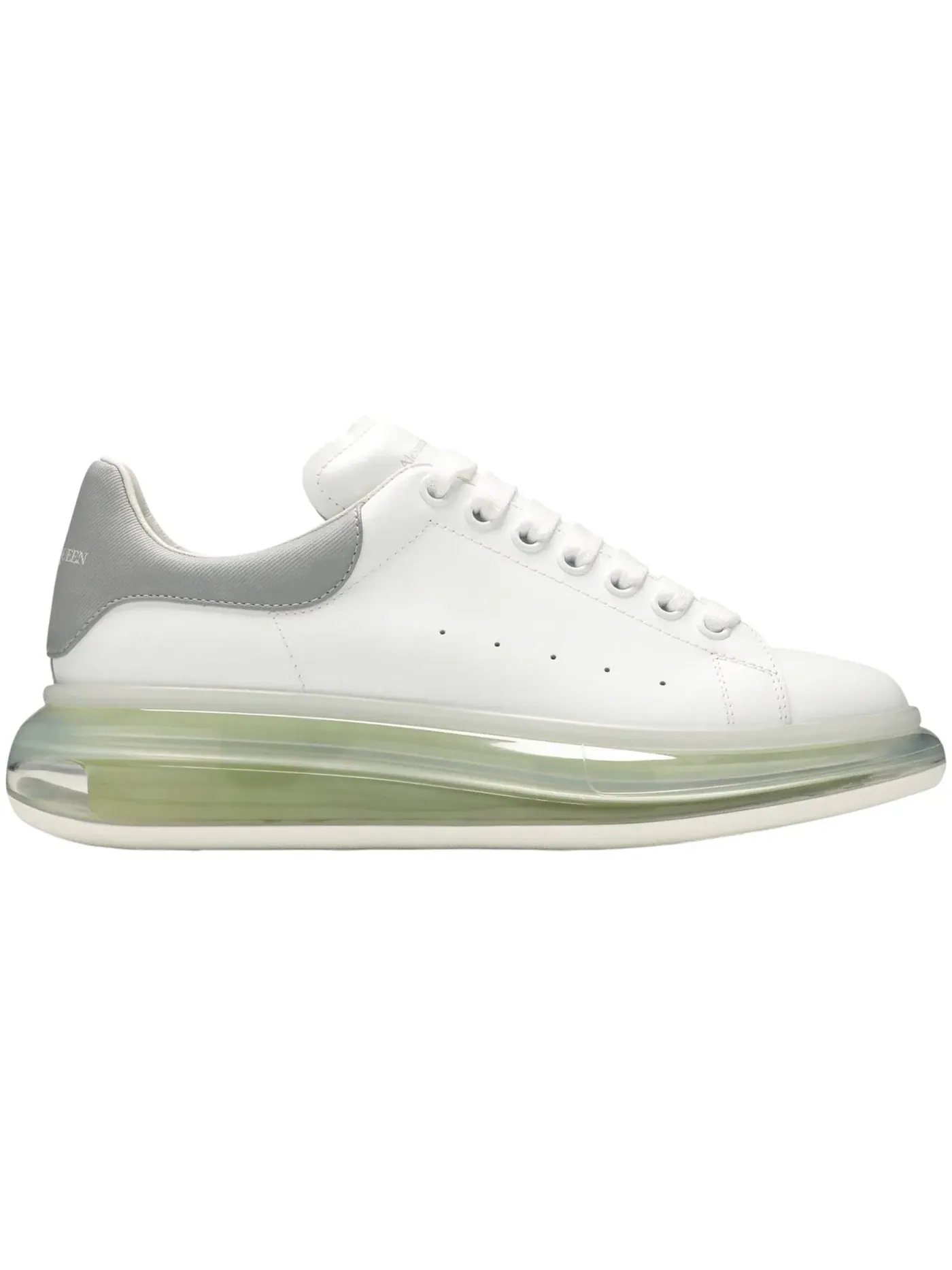 Мужские кроссовки с массивной подошвой Alexander McQueen Runner — изображение 1 из 1, белый/серебристый