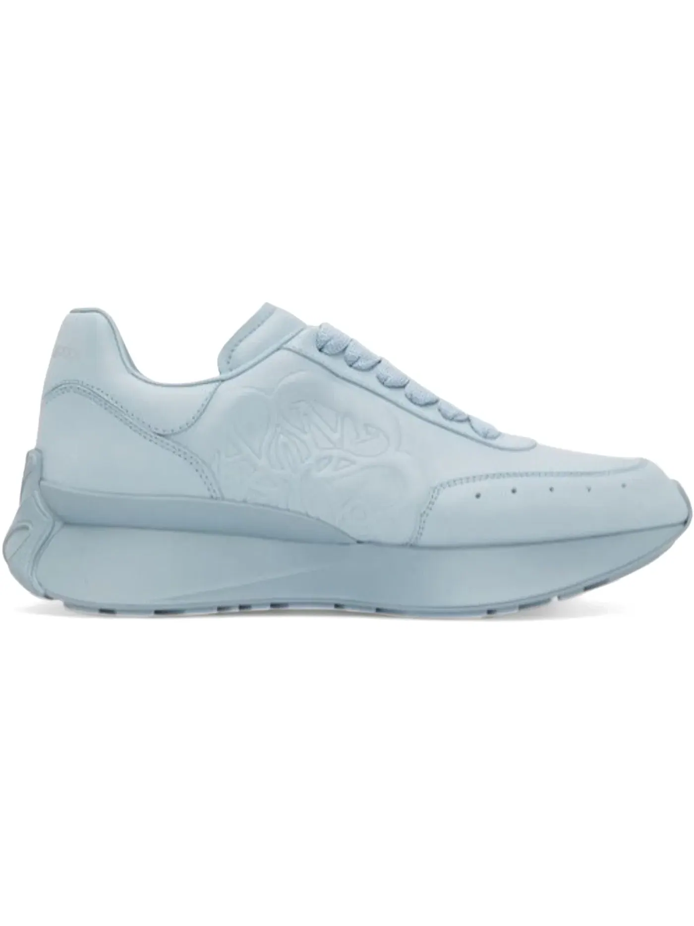 Мужские кроссовки с принтом Alexander McQueen Sprint Runner Alexander McQueen — изображение 1 из 1, синий/серебристый