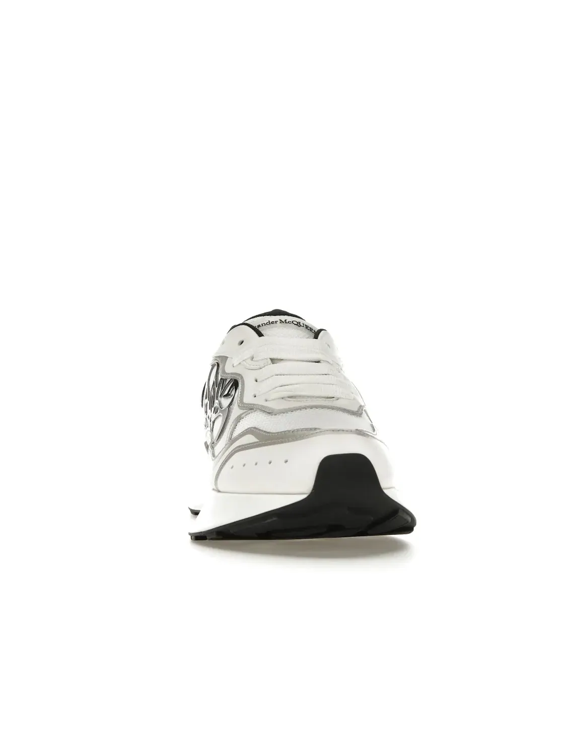 Мужские кроссовки с принтом Alexander McQueen Sprint Runner Alexander McQueen — изображение 2 из 4, белый/черный/серебристый
