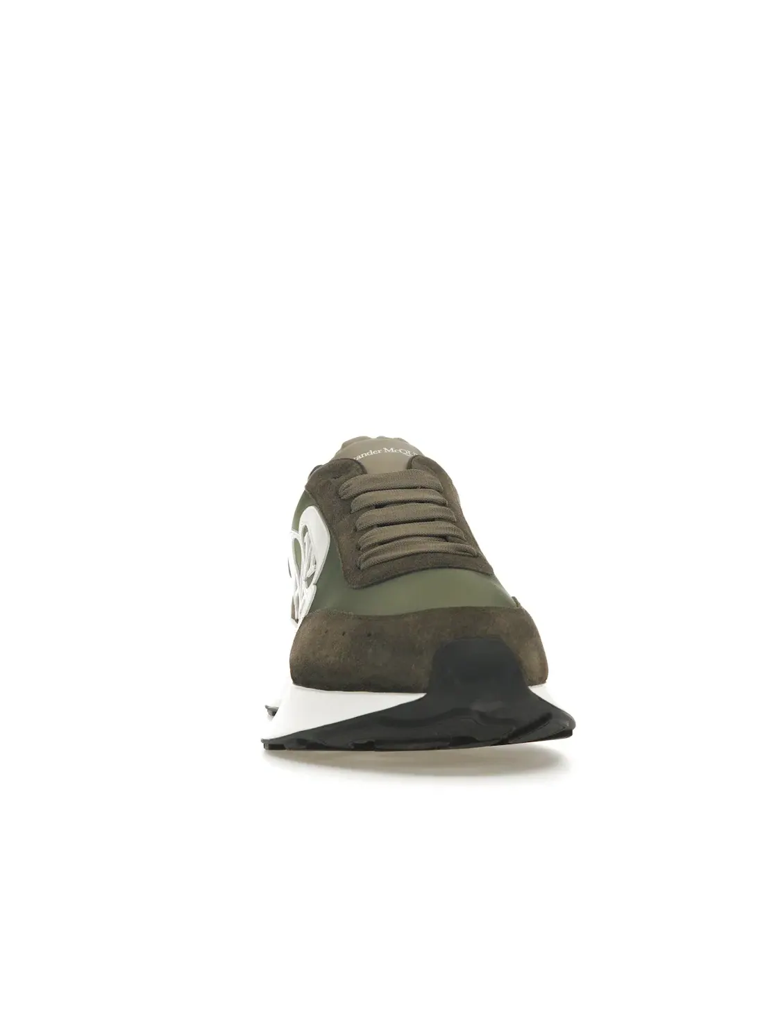 Мужские кроссовки с принтом Alexander McQueen Sprint Runner Alexander McQueen — изображение 2 из 4, хаки
