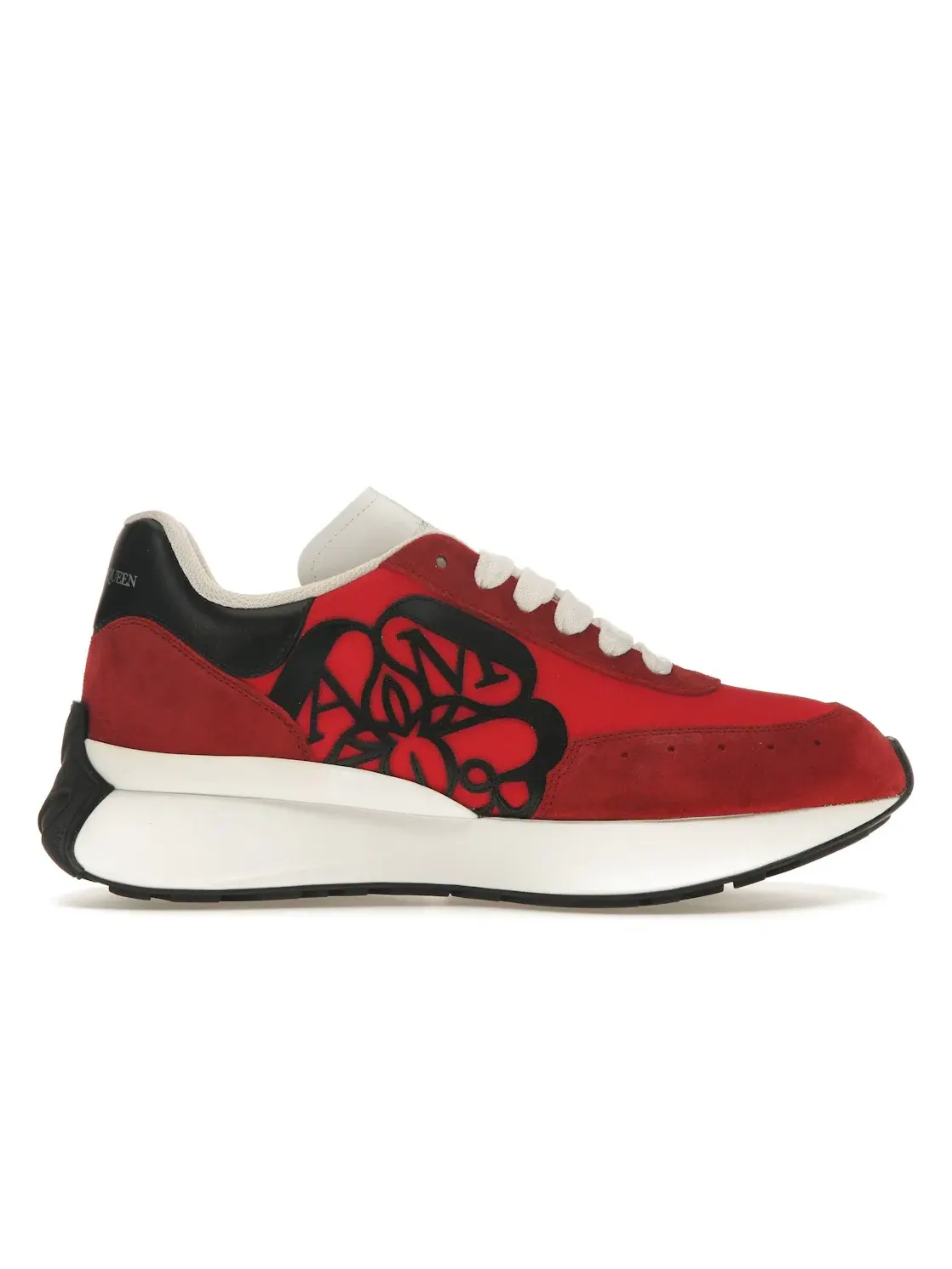 Мужские кроссовки с текстильным верхом Alexander McQueen Sprint Runner — изображение 1 из 4, красный