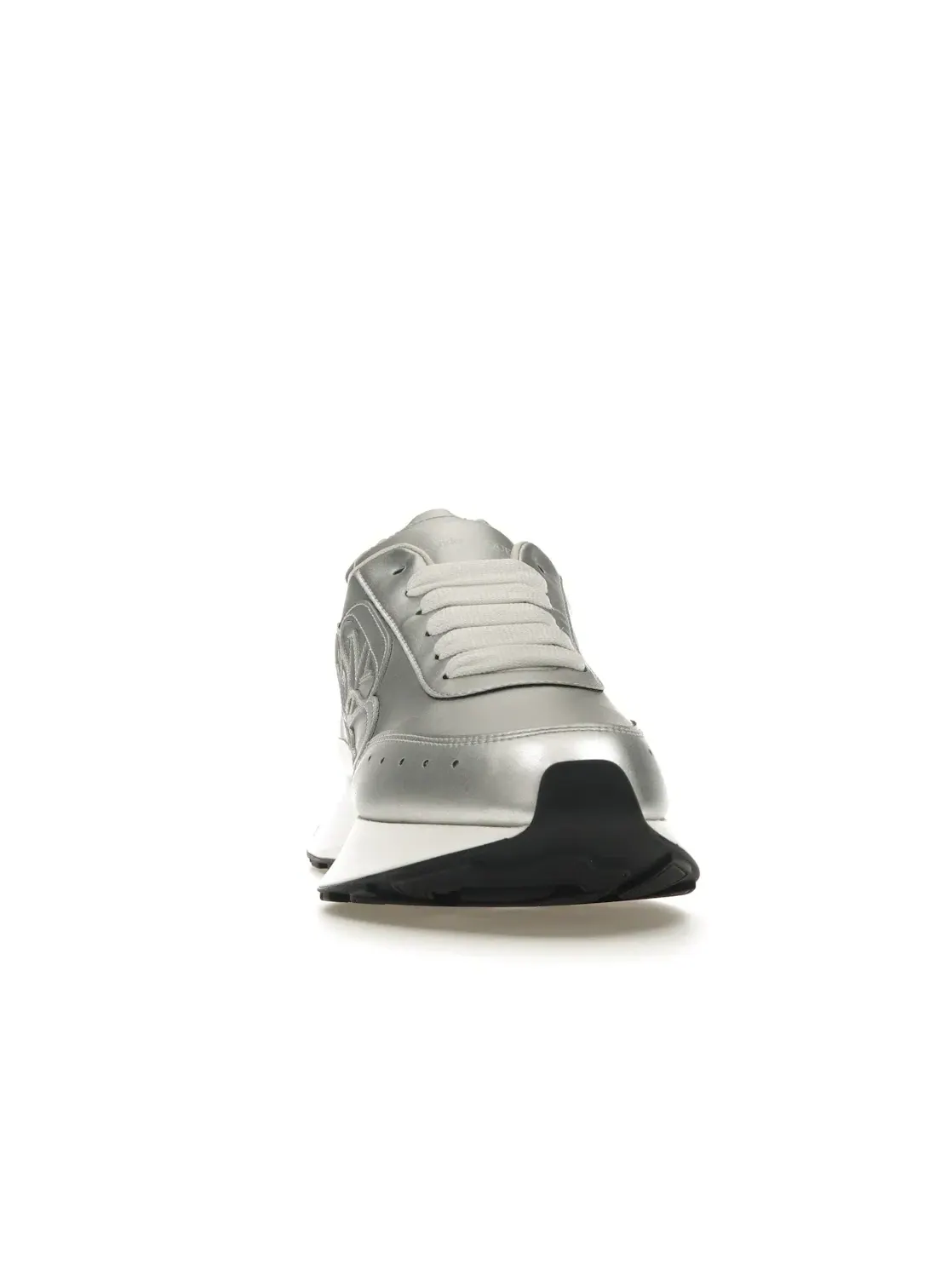 Женские кроссовки с оригинальным дизайном Alexander McQueen Sprint Runner Silver Alexander McQueen — изображение 2 из 4