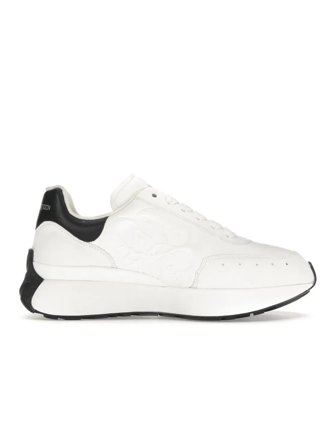 Мужские кроссовки Sprint Runner Alexander McQueen — изображение 1 из 4, белый/черный