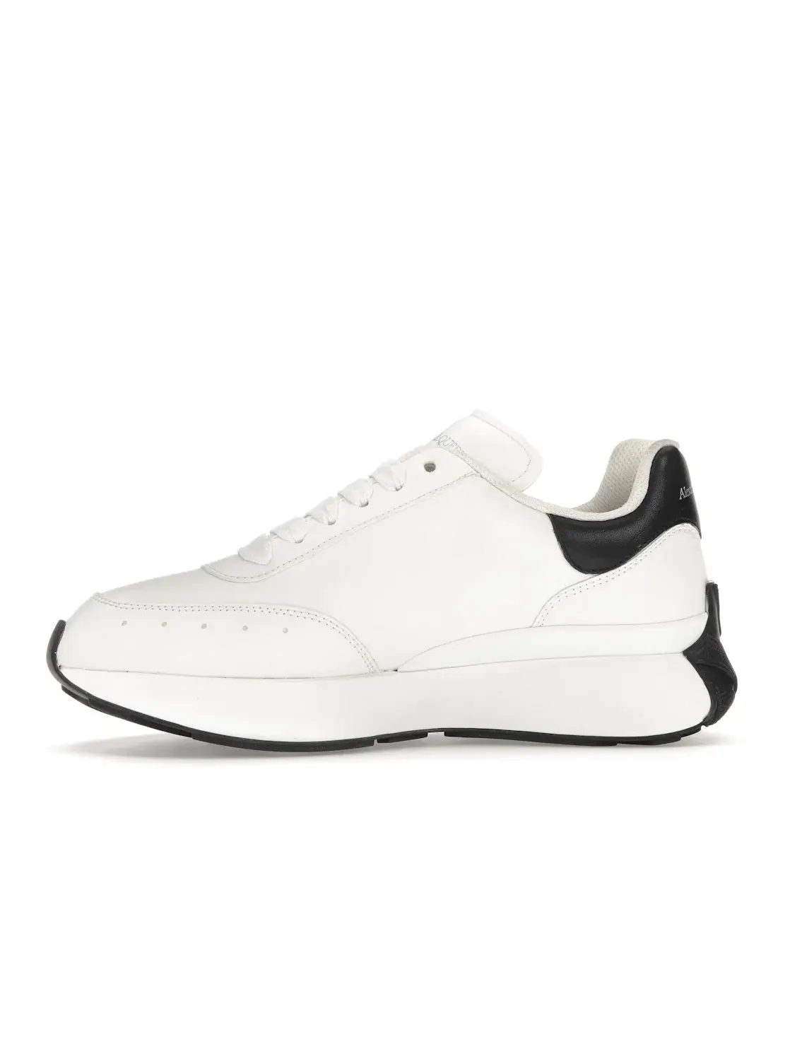 Мужские кроссовки Sprint Runner Alexander McQueen — изображение 3 из 4, белый/черный