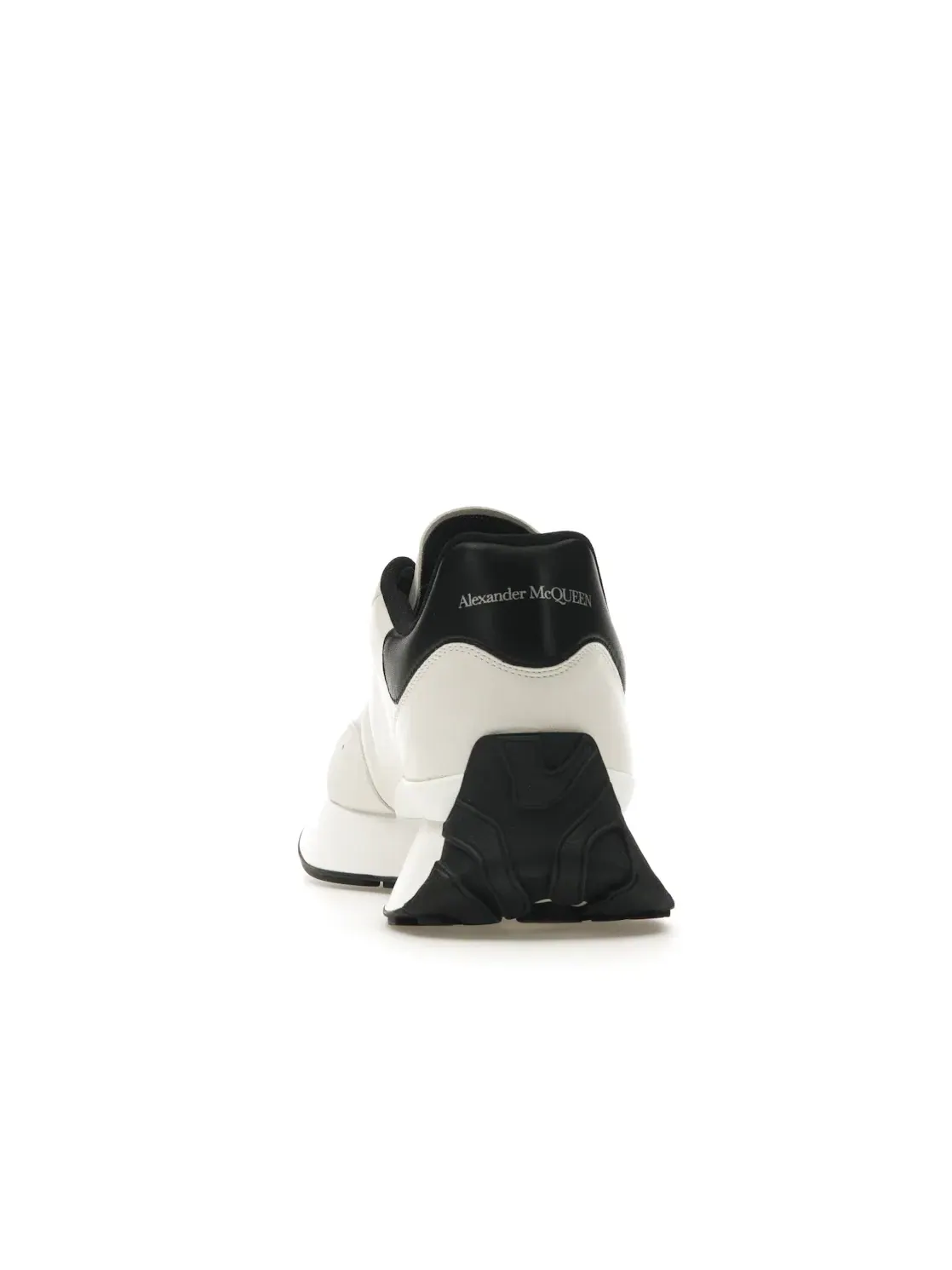 Мужские кроссовки с контрастным дизайном Alexander McQueen Sprint Runner Alexander McQueen — изображение 4 из 4, белый/черный