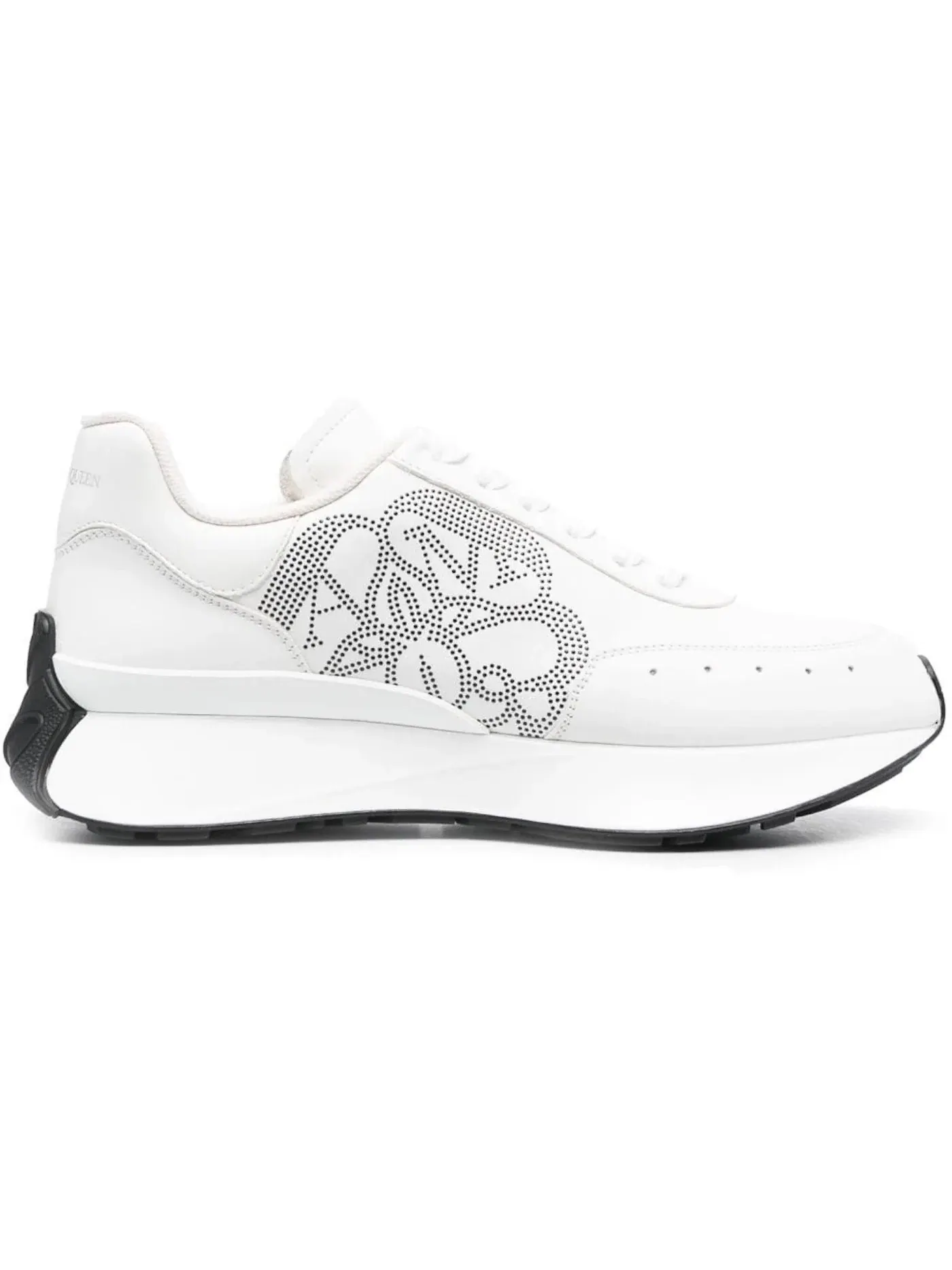 Женские кроссовки Sprint Runner Alexander McQueen — изображение 1 из 1, белый/черный