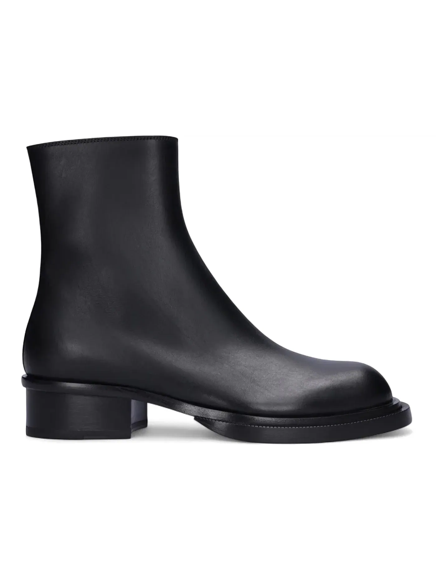 Мужские ботинки с цепью Alexander McQueen Stack Cuba Ankle Boots — изображение 1 из 1, черный