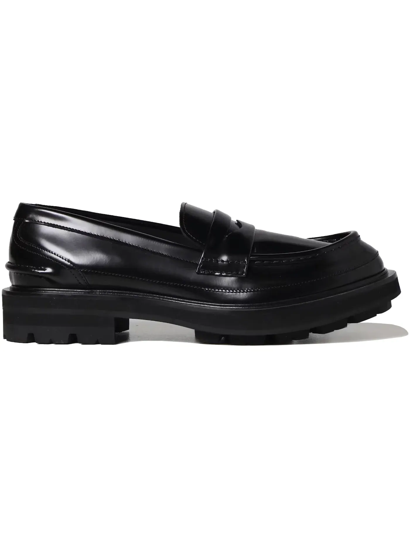 Мужские лоферы с подошвой Tread Alexander McQueen — изображение 1 из 1, черный