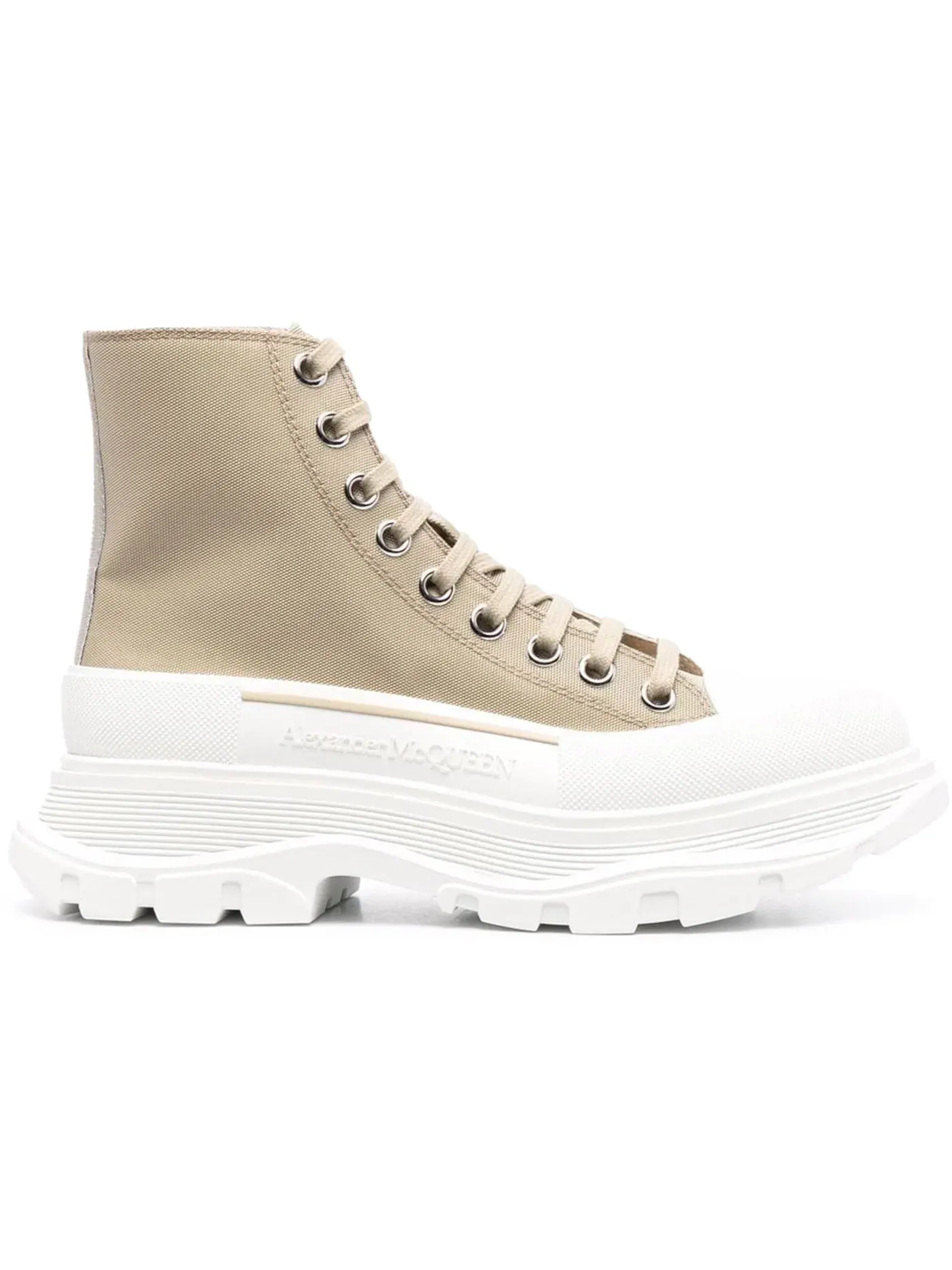 Женские ботинки Tread Slick Boot Alexander McQueen — изображение 1 из 1, бежевый белый