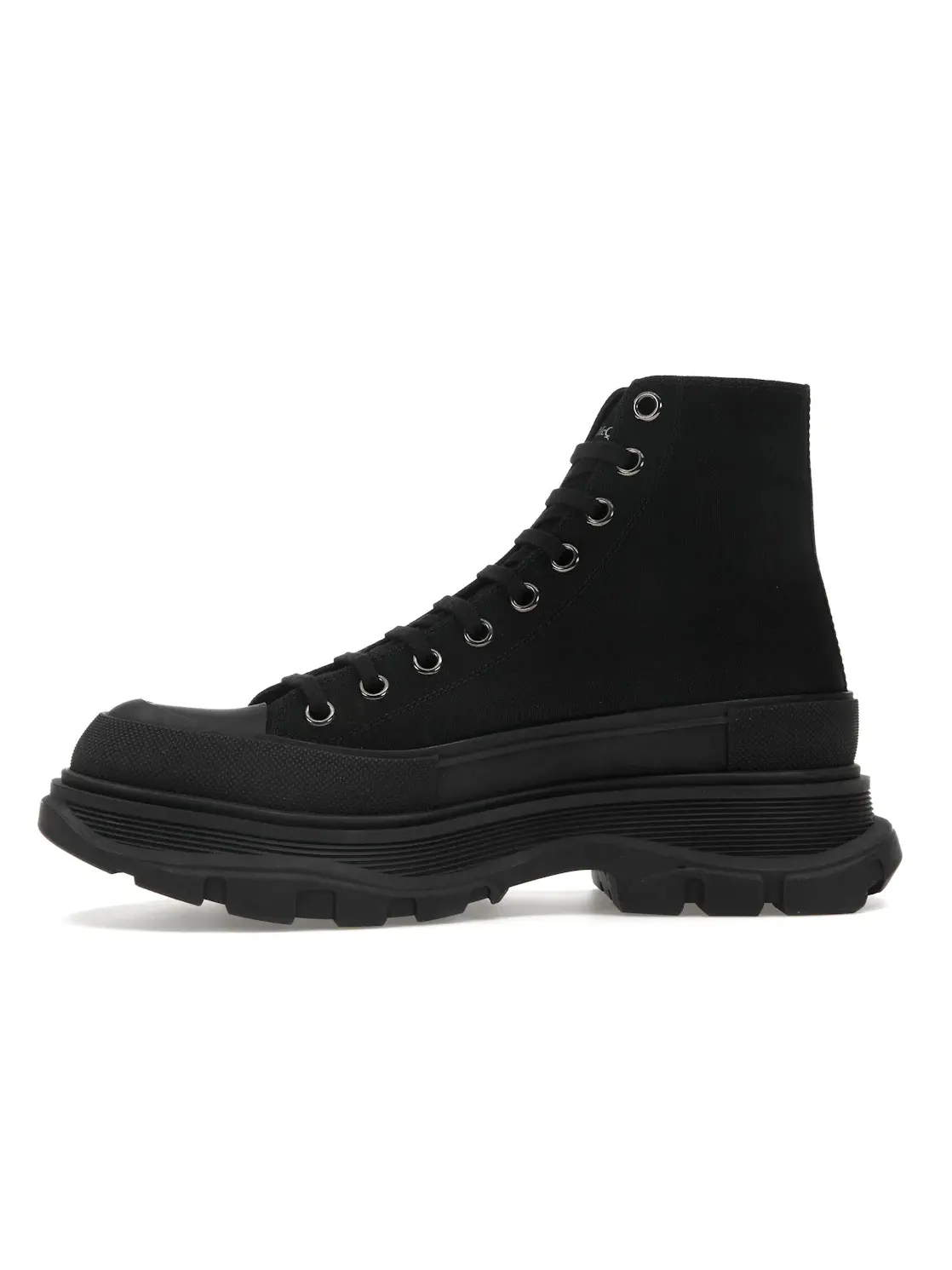 Мужские ботинки с рифленой подошвой Alexander McQueen Tread Slick Boot — изображение 3 из 4, черный