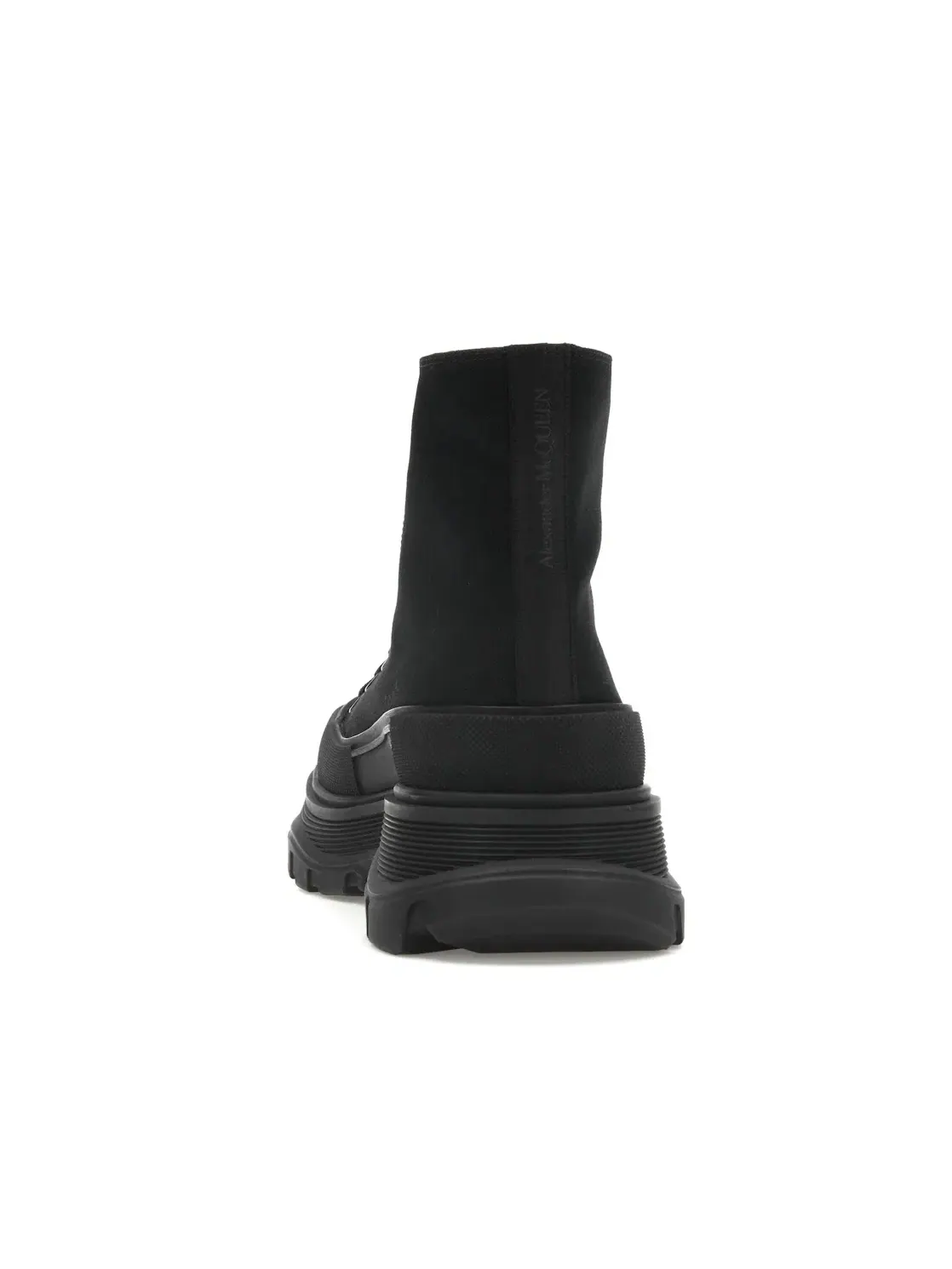 Мужские ботинки с рифленой подошвой Alexander McQueen Tread Slick Boot — изображение 4 из 4, черный