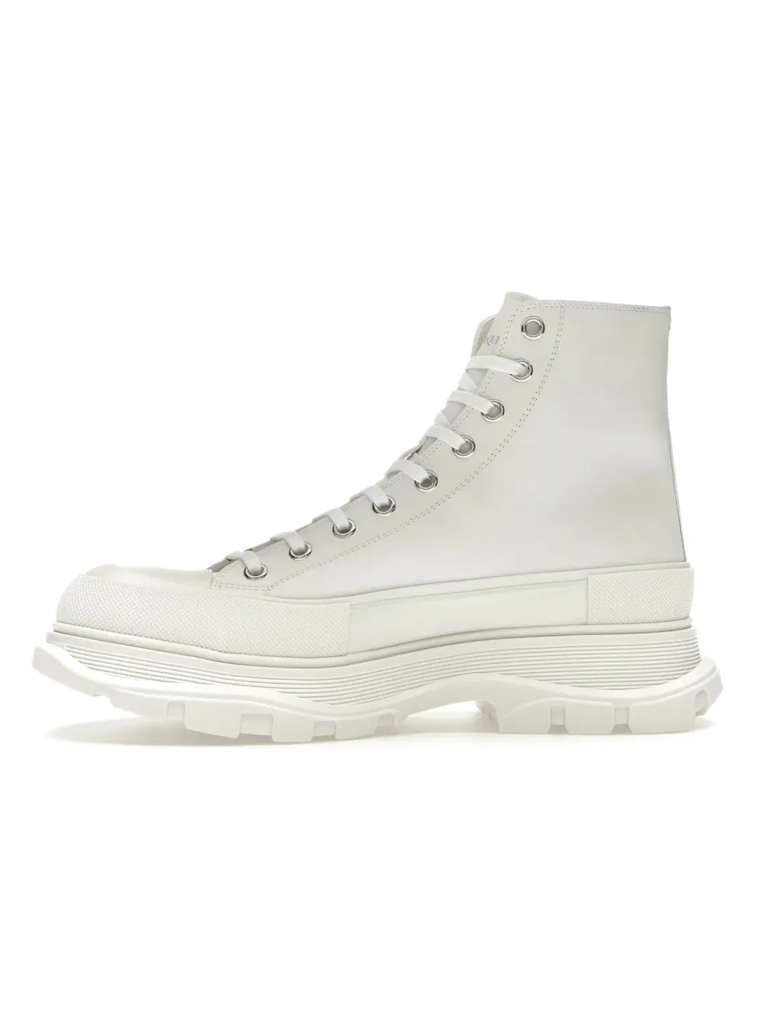 Мужские ботинки с принтом Alexander McQueen Tread Slick Boot — изображение 3 из 4, белый/черный/мульти