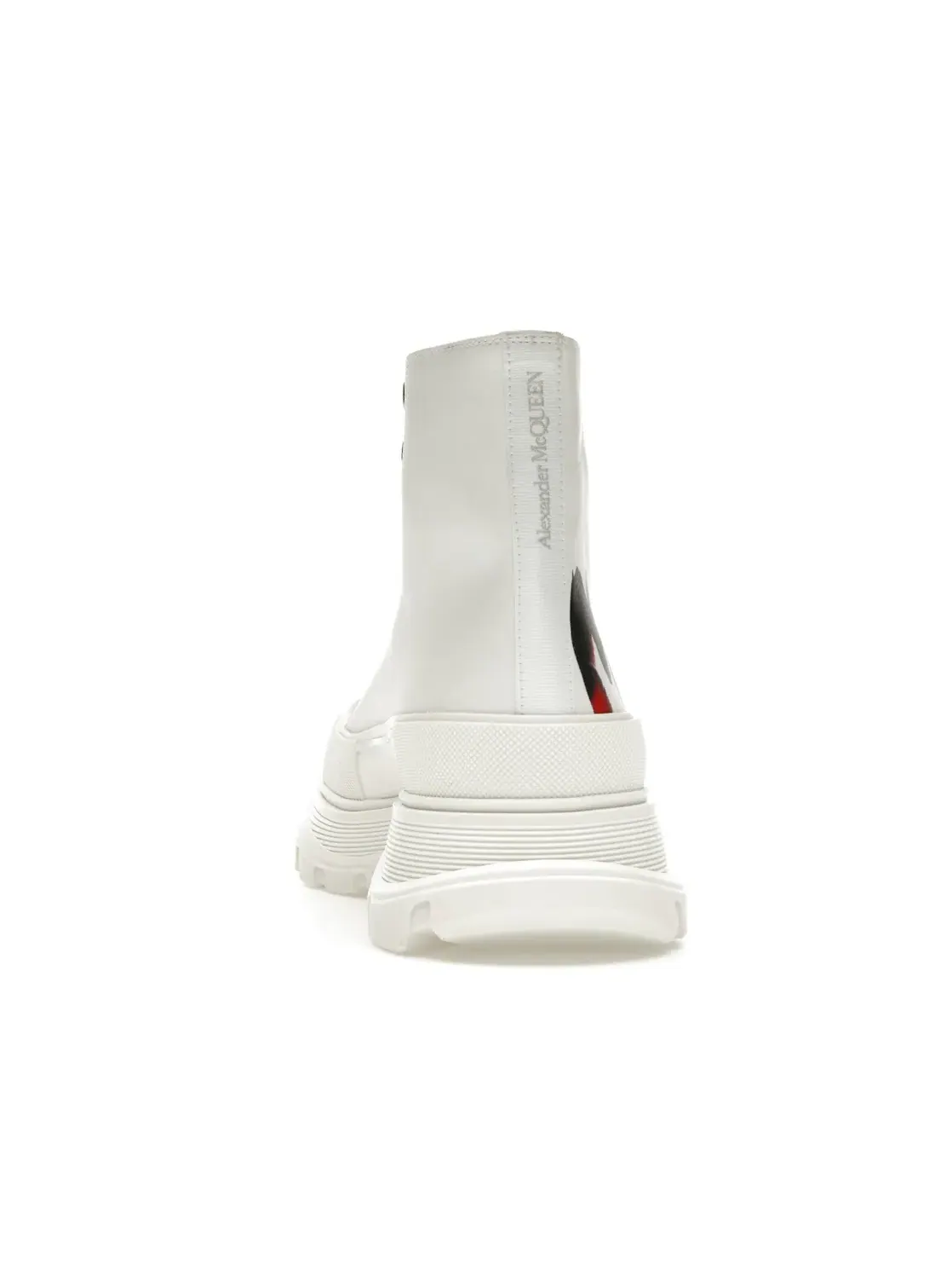 Мужские ботинки с принтом Alexander McQueen Tread Slick Boot — изображение 4 из 4, белый/черный/мульти