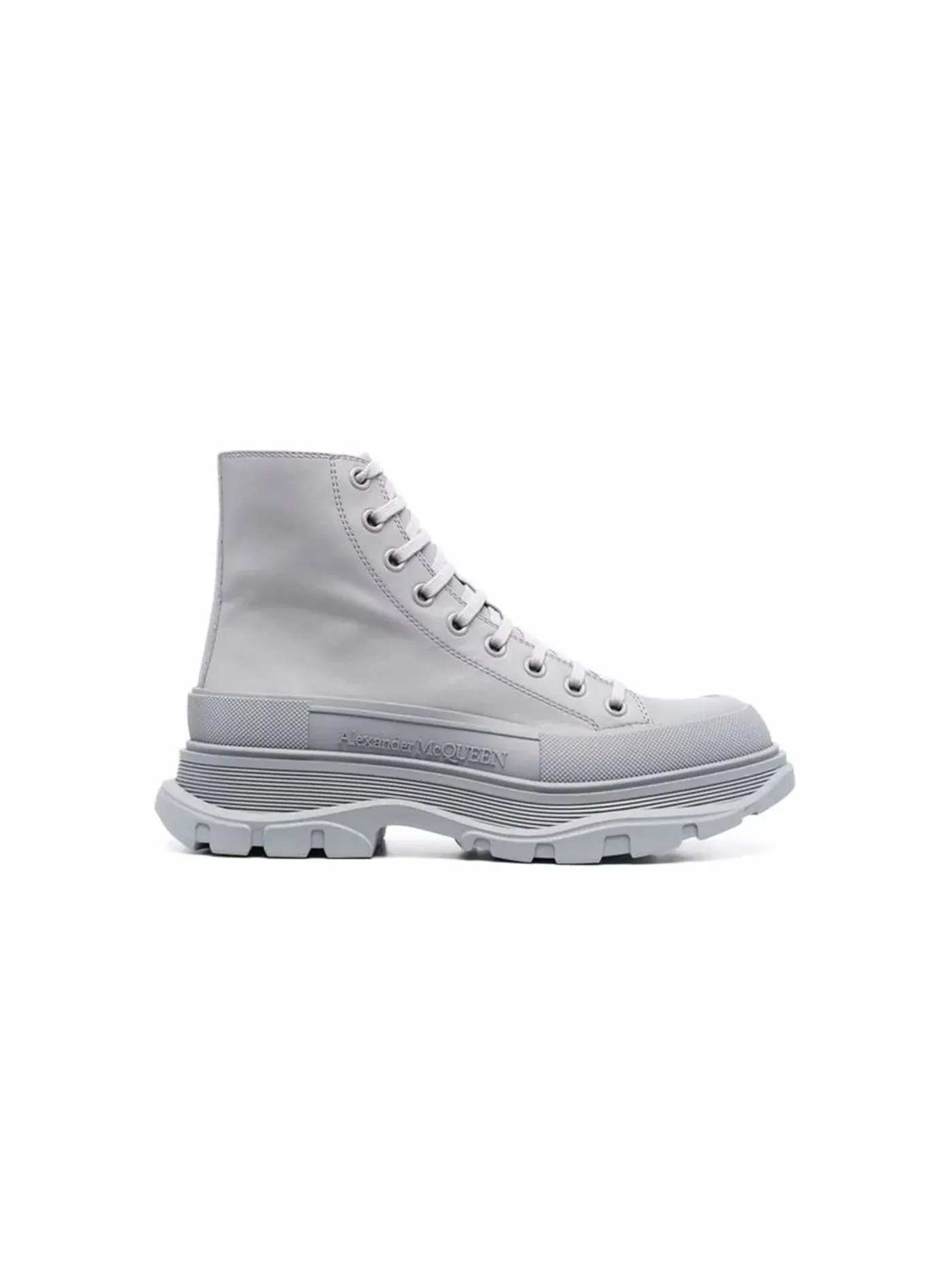 Мужские ботинки Alexander McQueen Tread Slick Boot — изображение 1 из 1, серый/серый