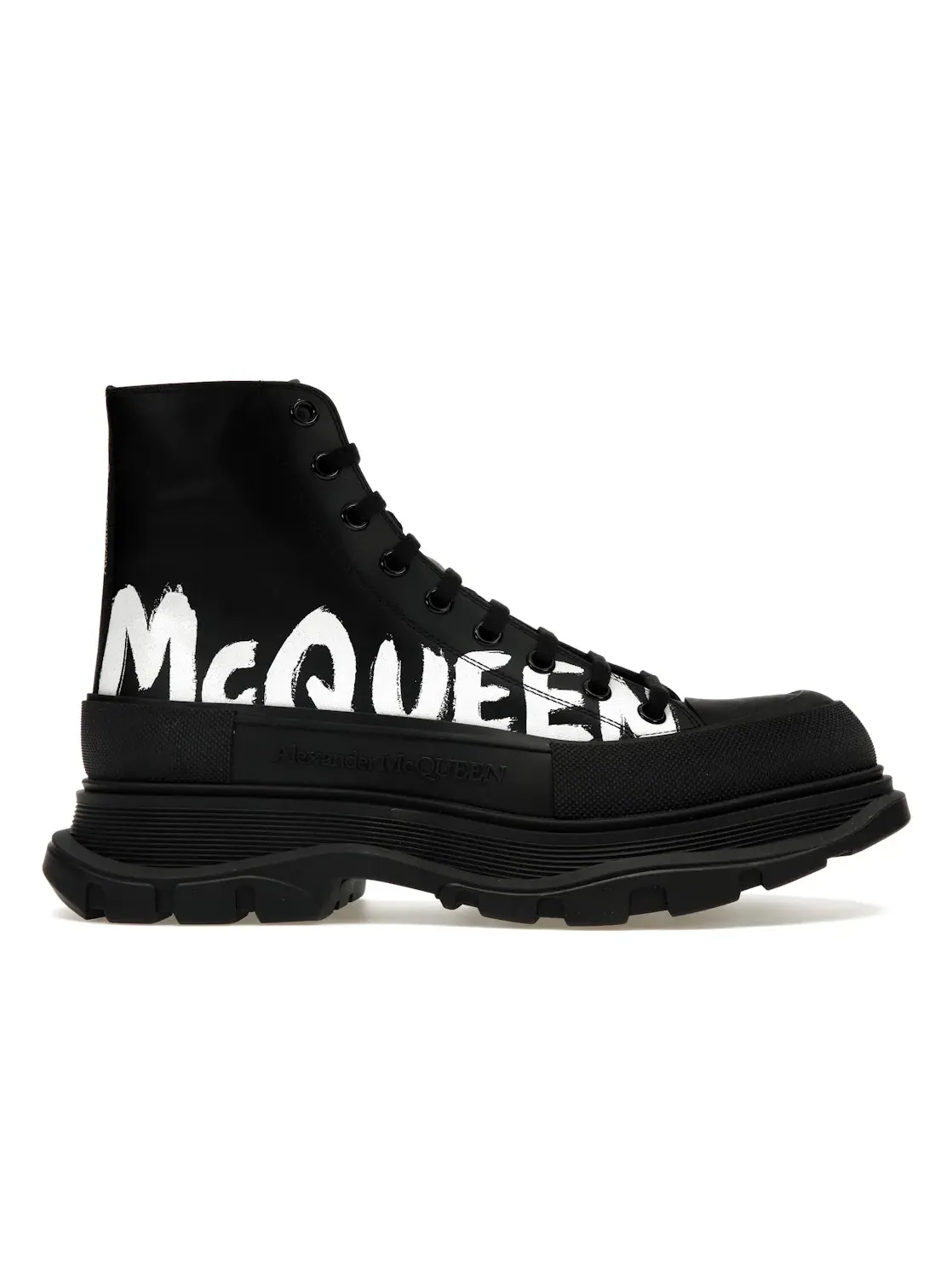 Мужские ботинки Tread Slick Boot Alexander McQueen — изображение 1 из 4, черный/белый