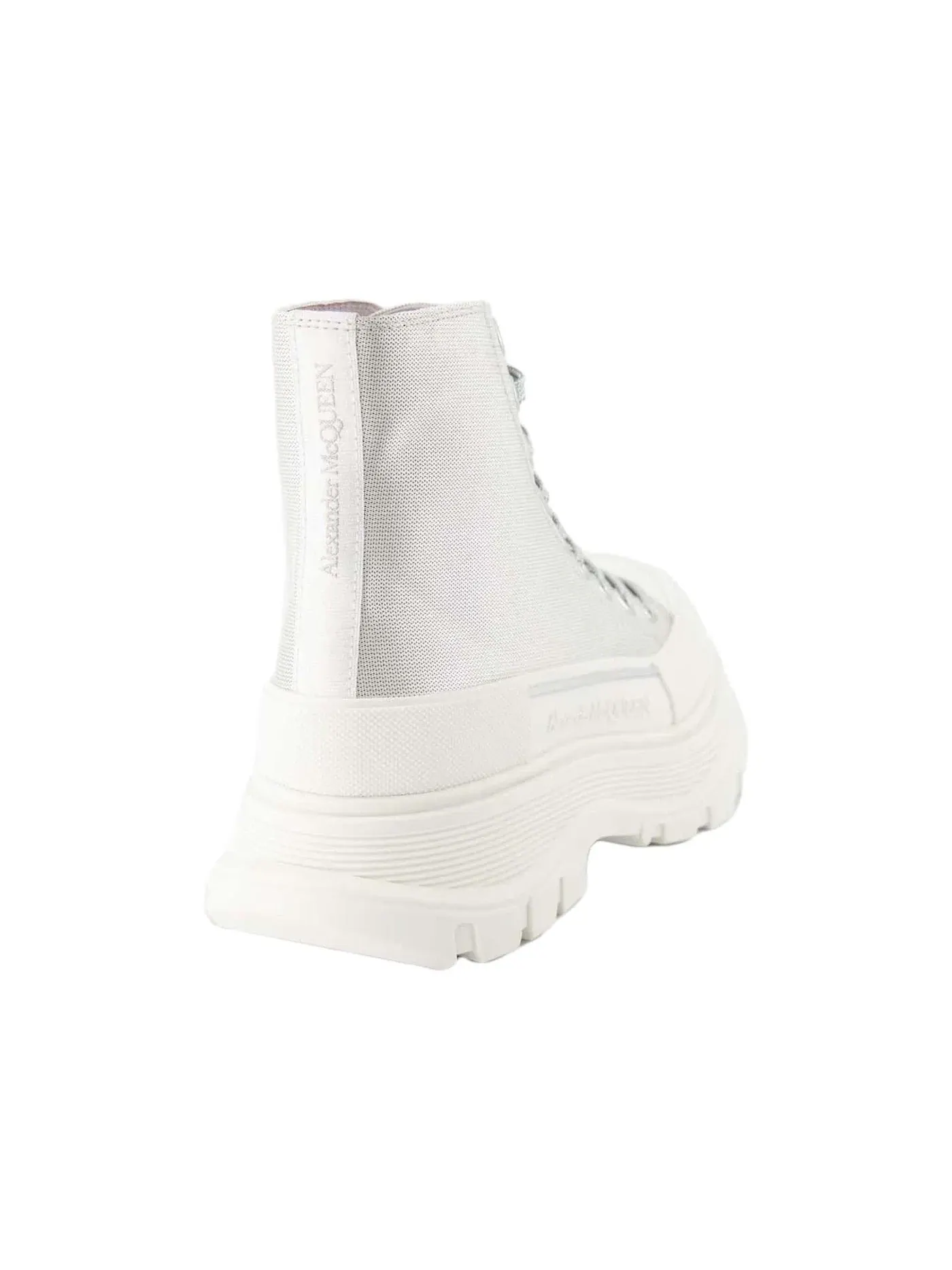 Женские ботинки Tread Slick Boot Alexander McQueen — изображение 2 из 2, серебряный