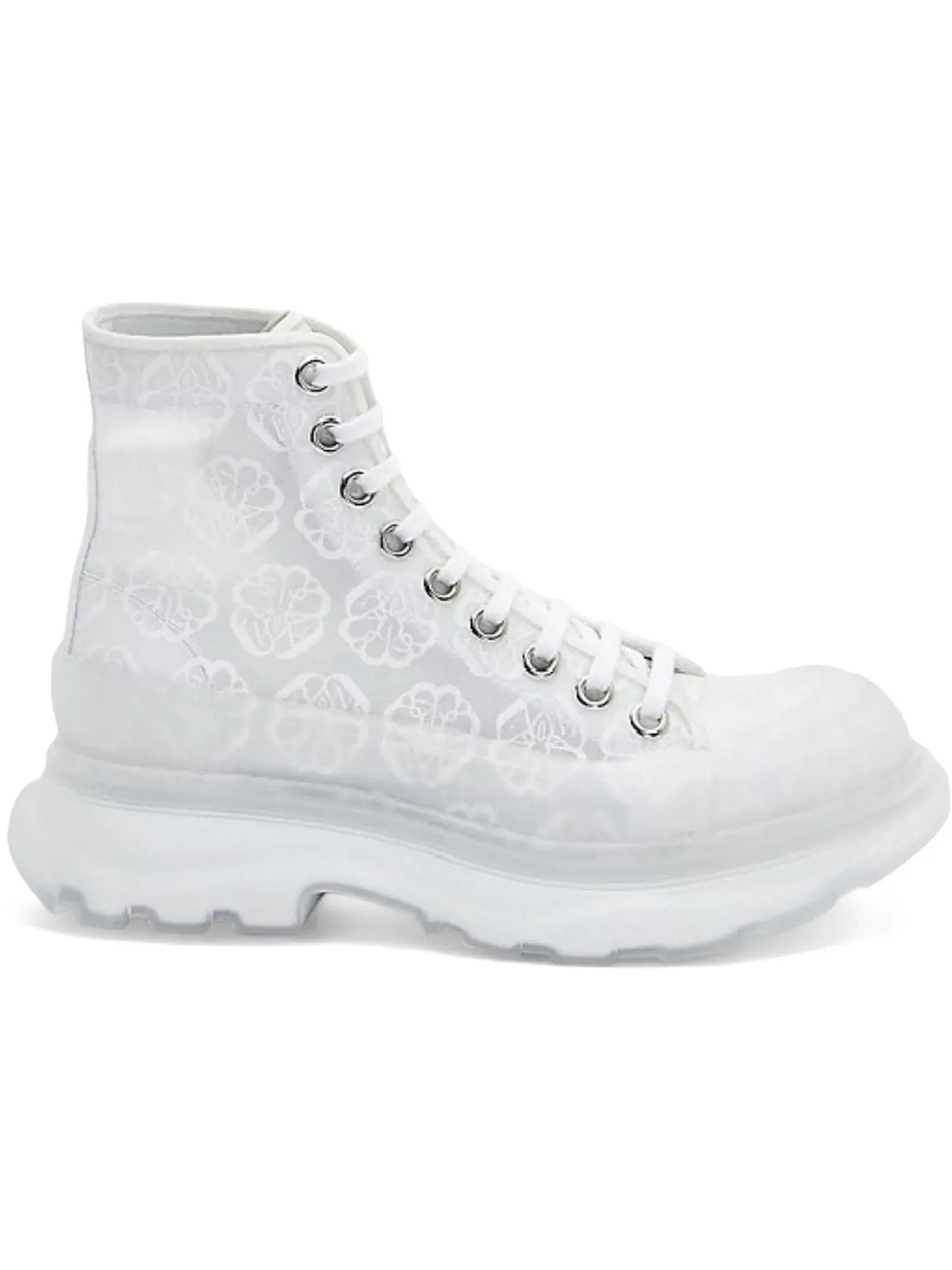 Женские ботинки Tread Slick Boot Alexander McQueen — изображение 1 из 1, белый