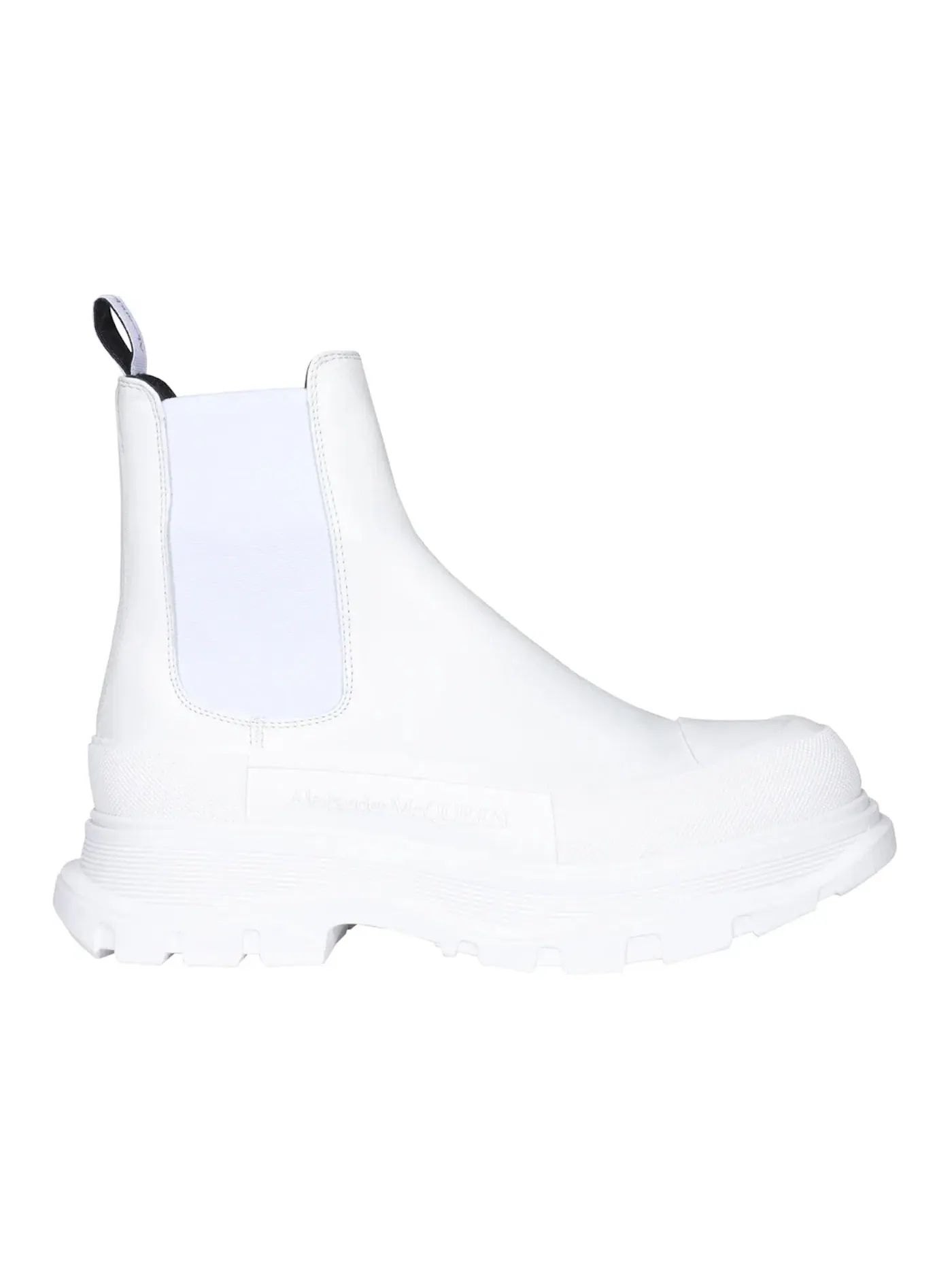 Мужские ботинки-челси с протектором Alexander McQueen Tread Slick — изображение 1 из 1, белый