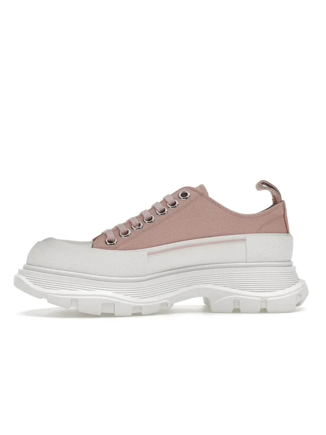 Женские кроссовки на шнуровке Tread Slick Lace Up Alexander McQueen — изображение 3 из 4, магнолия