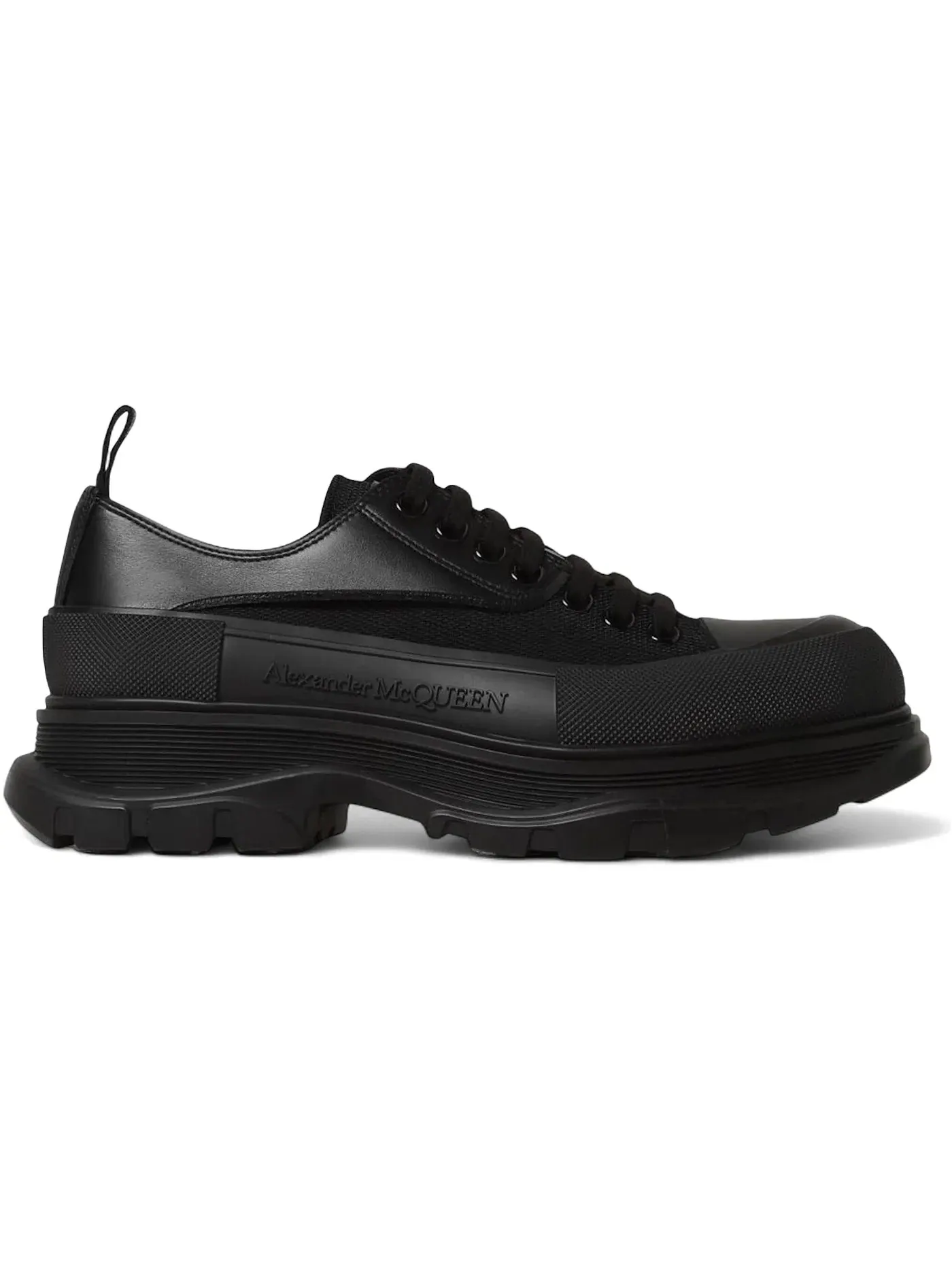 Мужские кеды Tread Slick Low Lace Up Alexander McQueen — изображение 1 из 1, черный