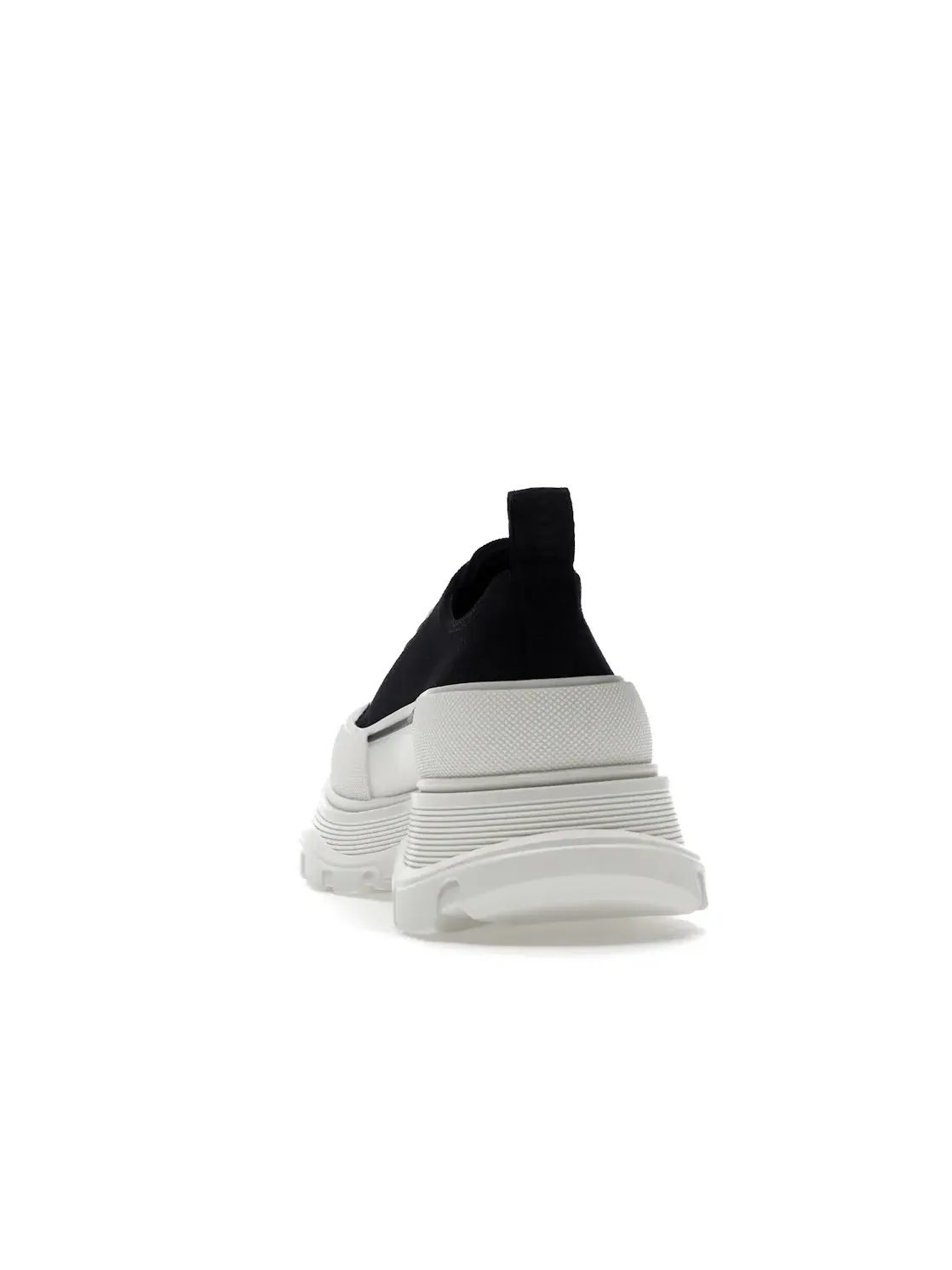 Мужские кроссовки на массивной подошве Alexander McQueen Tread Slick Low Lace Up — изображение 4 из 4, черный/белый