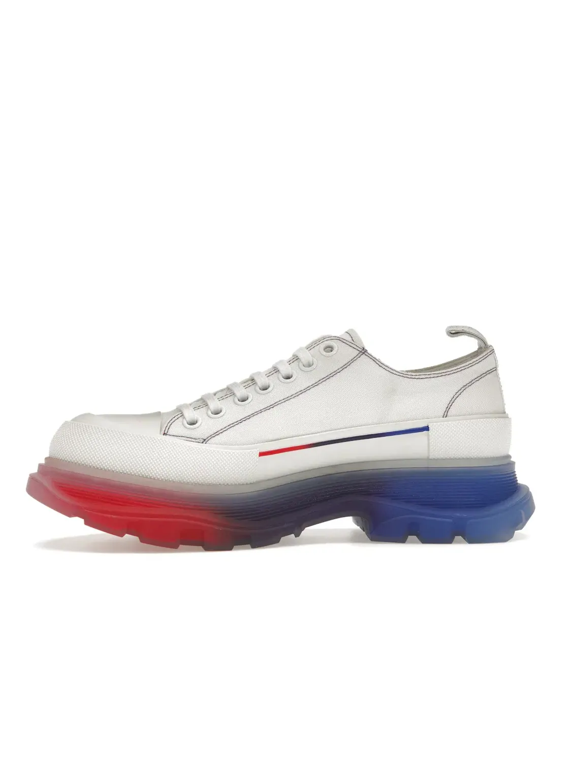 Мужские кроссовки с прозрачной подошвой Alexander McQueen Tread Slick Low Lace Up — изображение 3 из 4