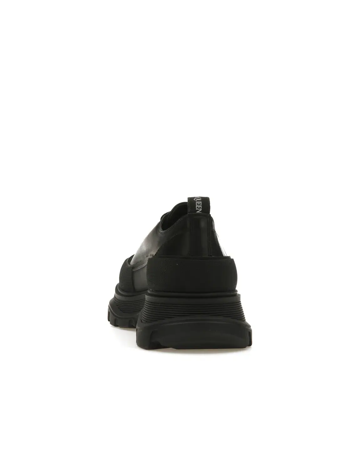 Мужские кроссовки с принтом Alexander McQueen Tread Slick Low Lace Up — изображение 4 из 4, черный/черный/белый