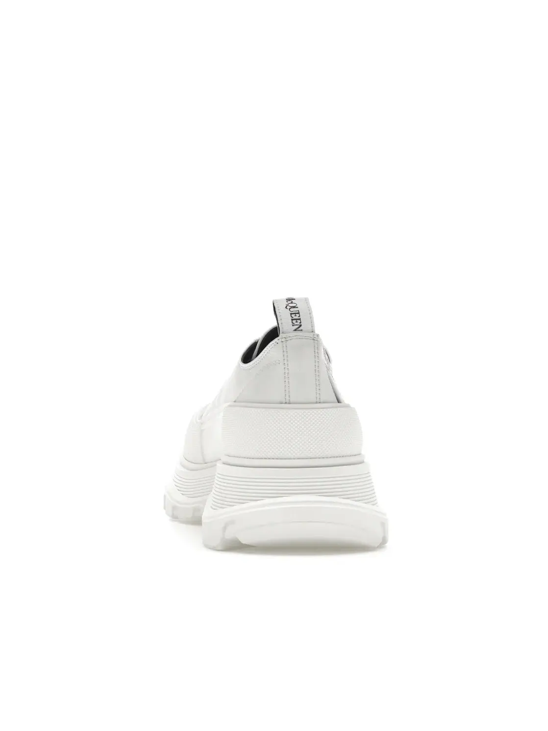 Мужские кроссовки на шнуровке с принтом Alexander McQueen Tread Slick Low Lace Up — изображение 4 из 4, белый/черный/белый