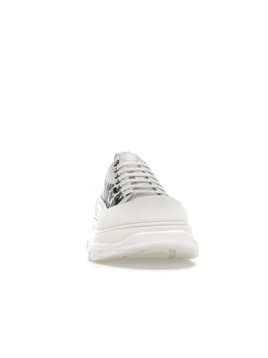 Мужские кроссовки с принтом Alexander McQueen Tread Slick Low Lace Up — изображение 2 из 4, белый/мульти