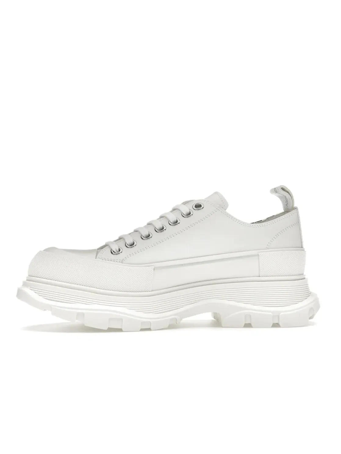 Мужские кроссовки с принтом Alexander McQueen Tread Slick Low Lace Up — изображение 3 из 4, белый/мульти