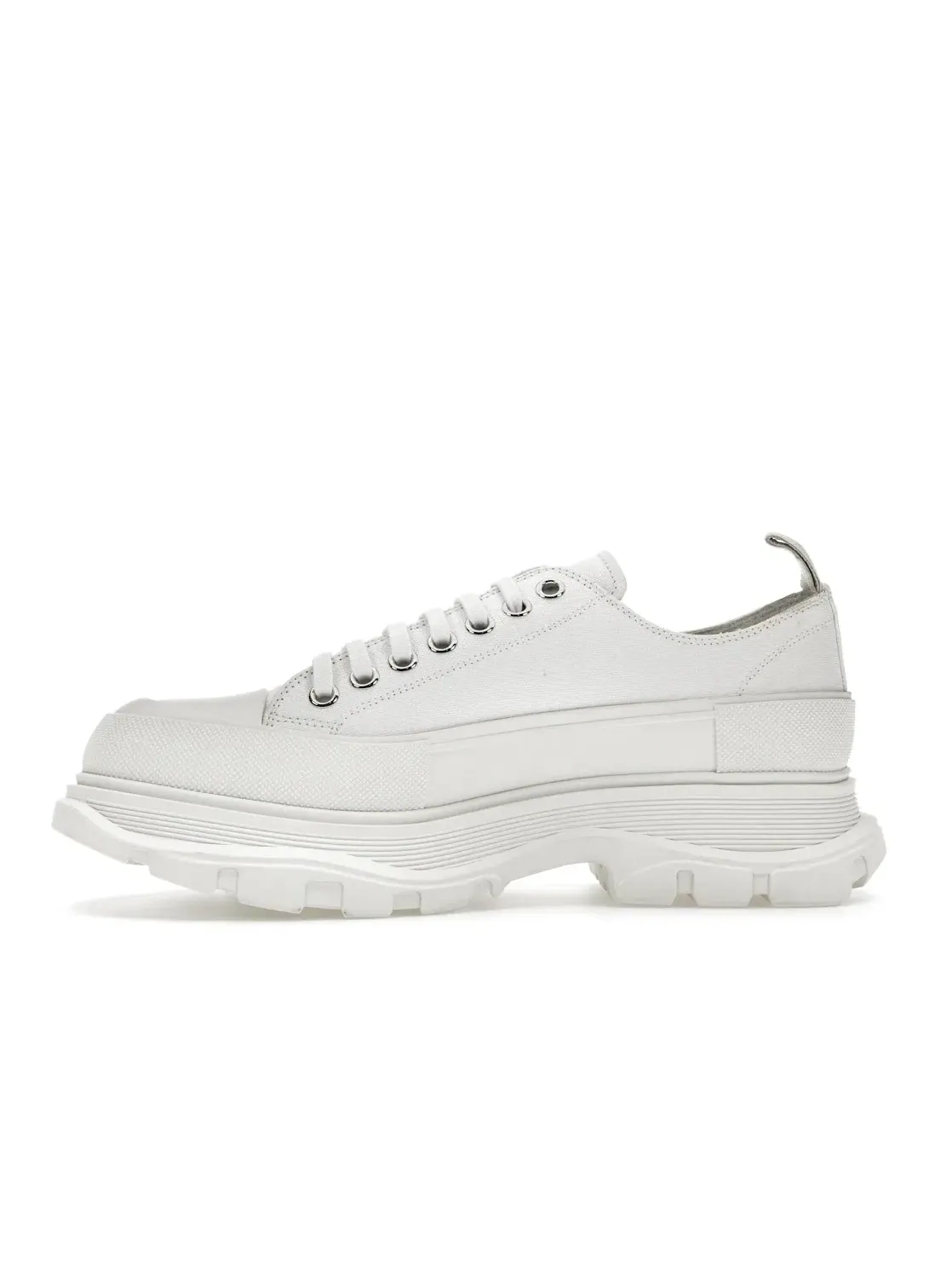 Мужские кроссовки с низким верхом Tread Slick Low Lace Up Alexander McQueen — изображение 3 из 4, белый белый