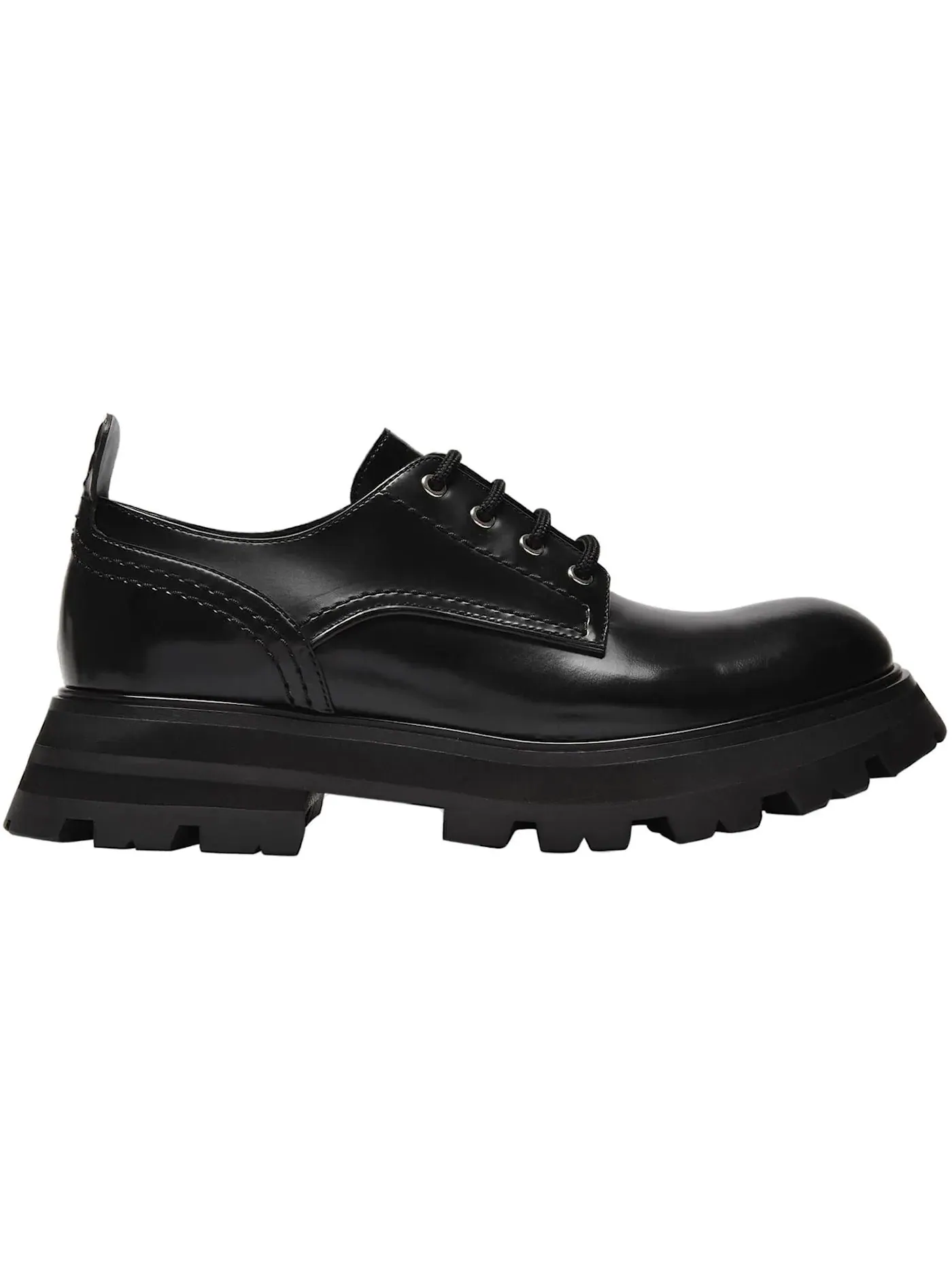 Женские оксфорды со шнуровкой Alexander McQueen Wander Lace Up — изображение 1 из 1, черный