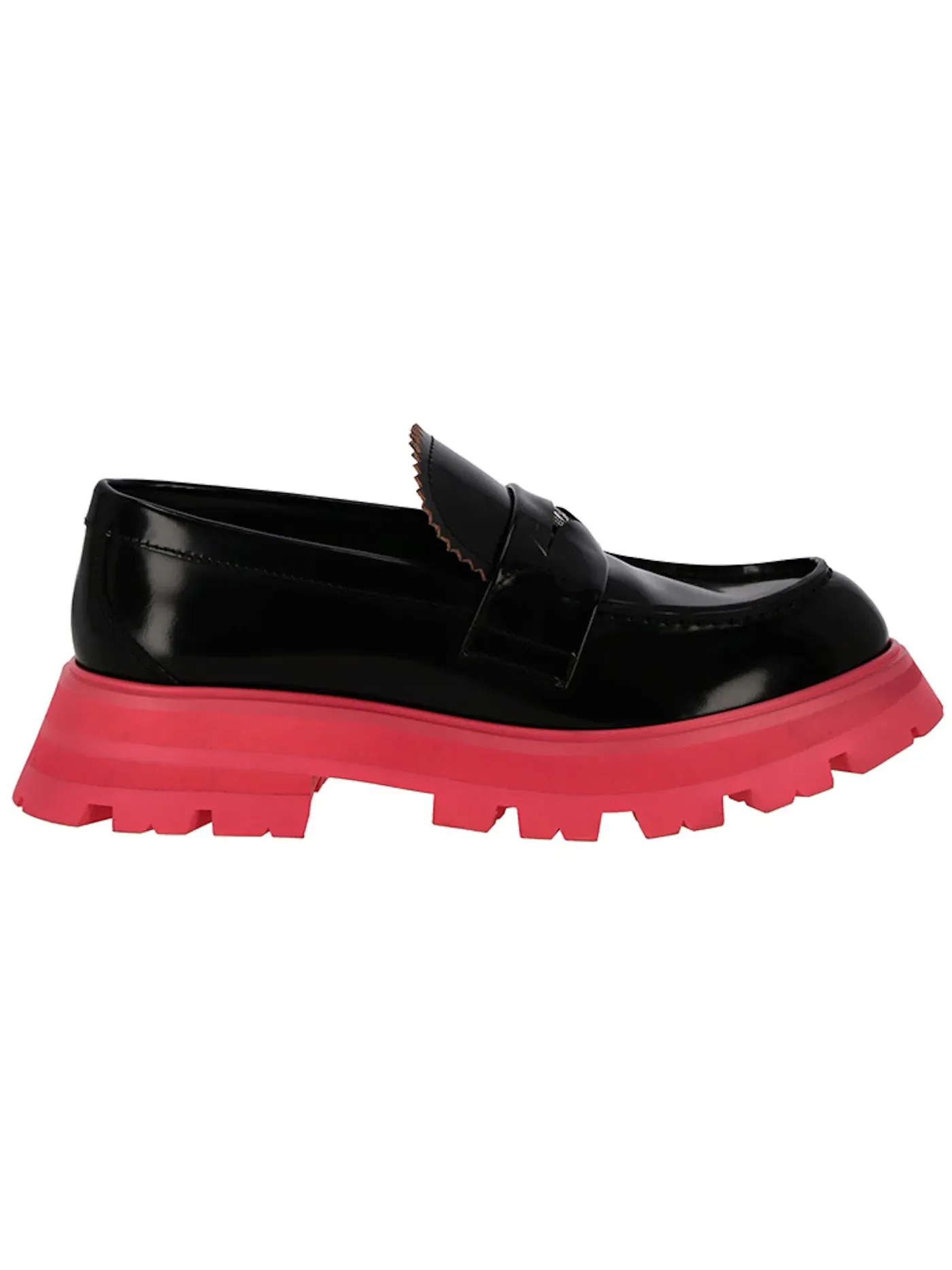 Женские лоферы Wander Loafer Alexander McQueen — изображение 1 из 1, черный/розовый