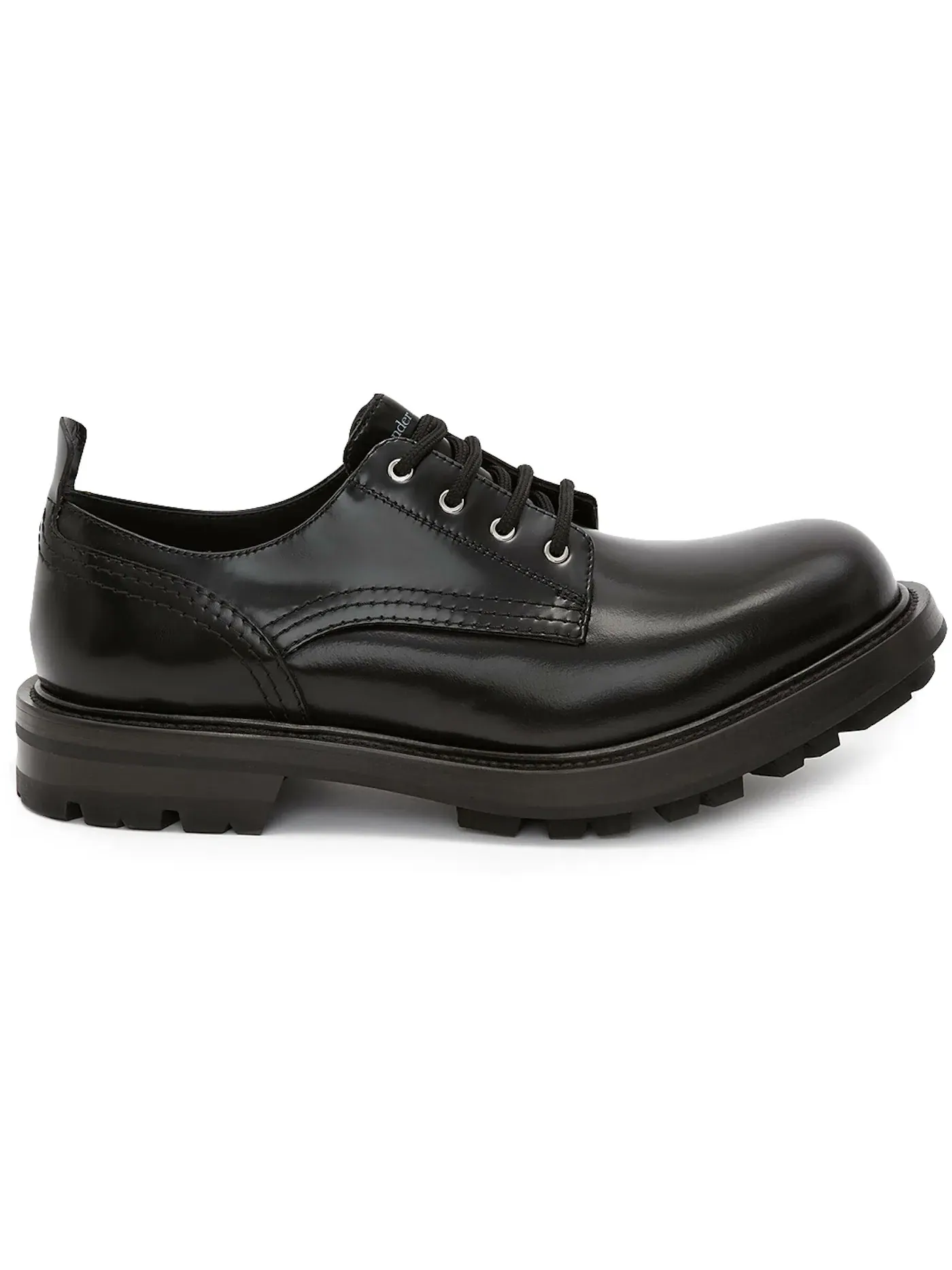 Мужские оксфорды на шнуровке Alexander McQueen Worker Lace Up — изображение 1 из 1, черный/черный