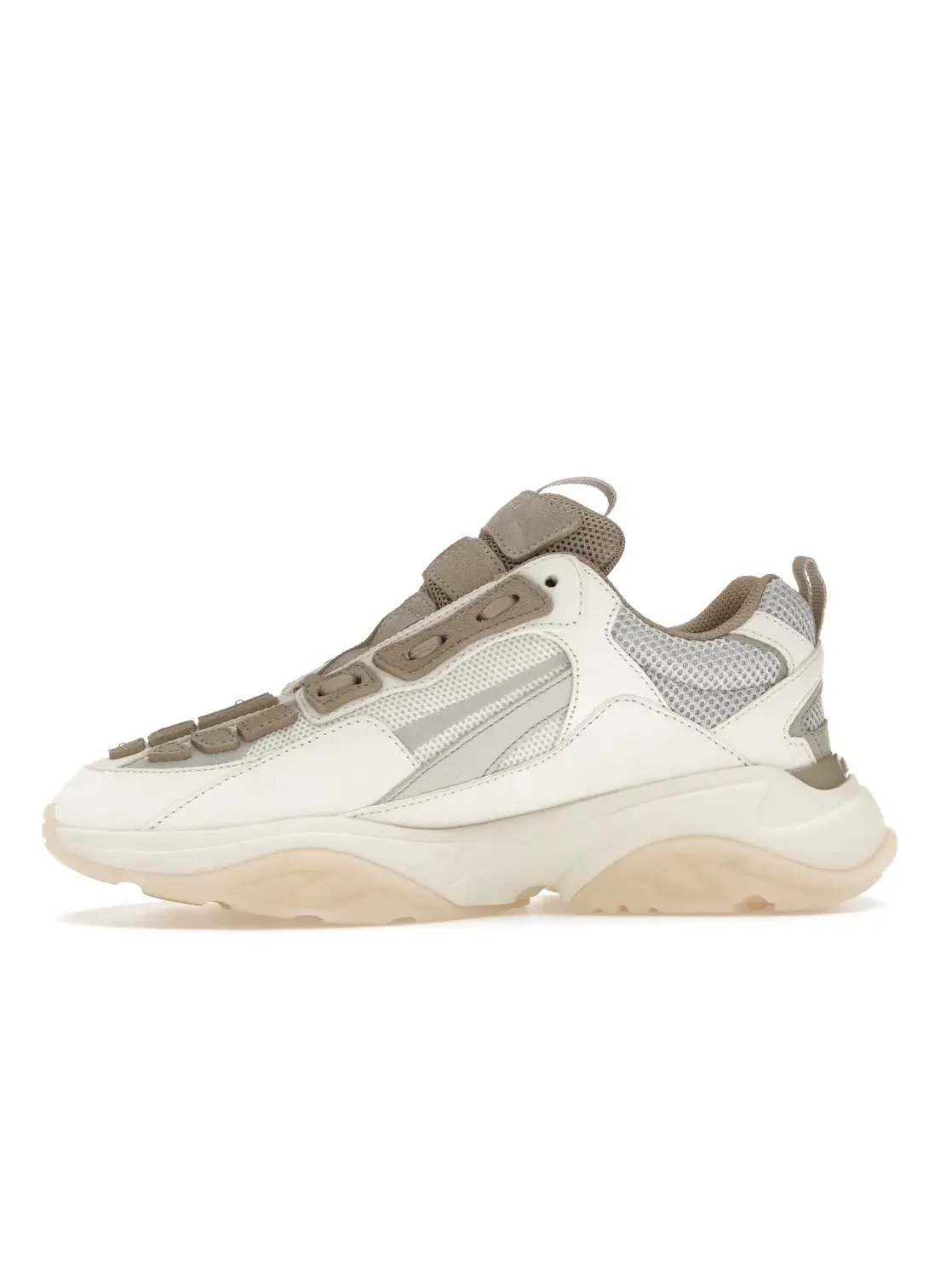 Мужские кроссовки с принтом AMIRI Bone Runner — изображение 3 из 4, белый светлый бежевый