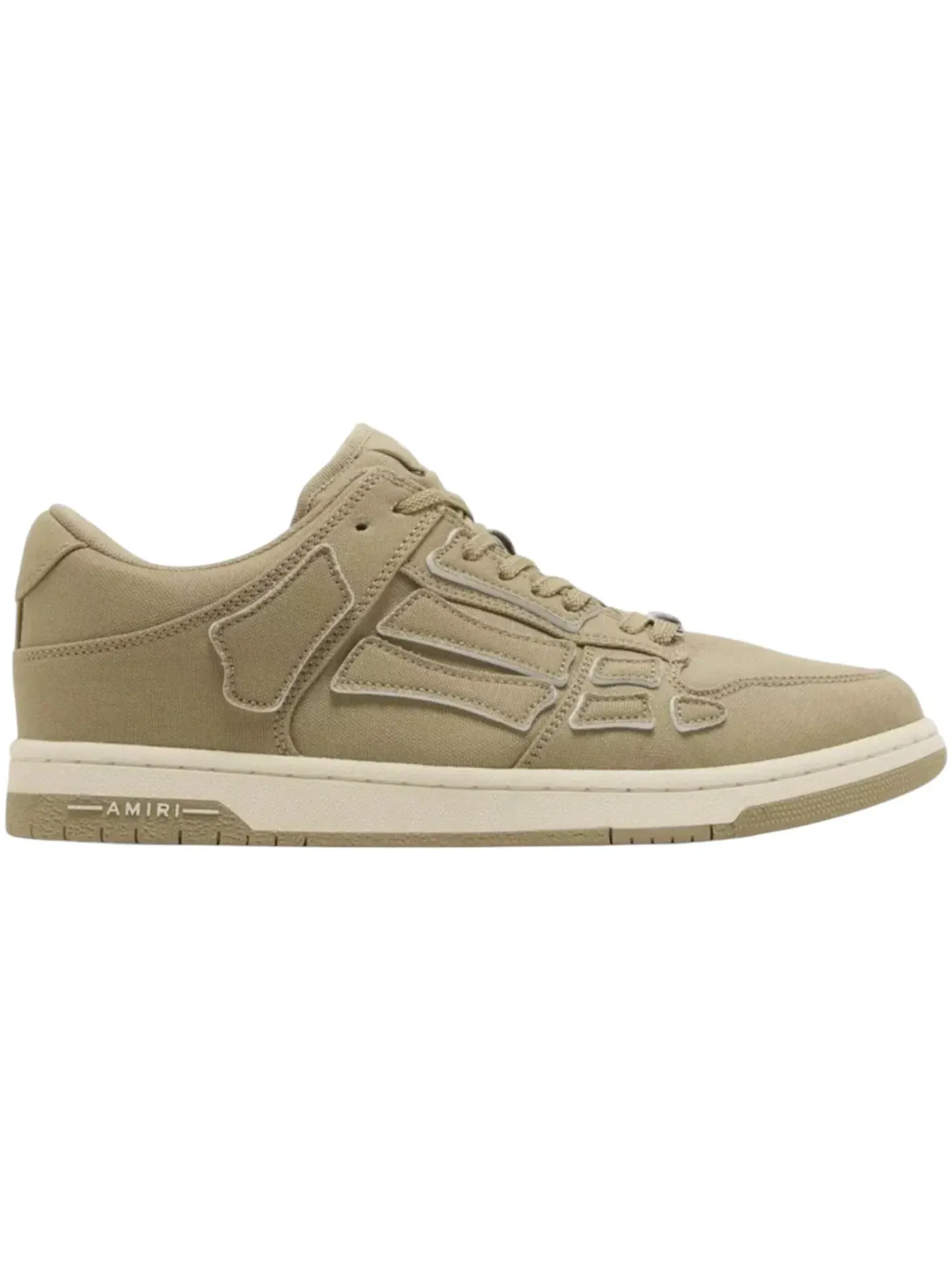 Мужские кеды с принтом AMIRI Chunky Canvas Skel Low AMIRI — изображение 1 из 1, зеленый