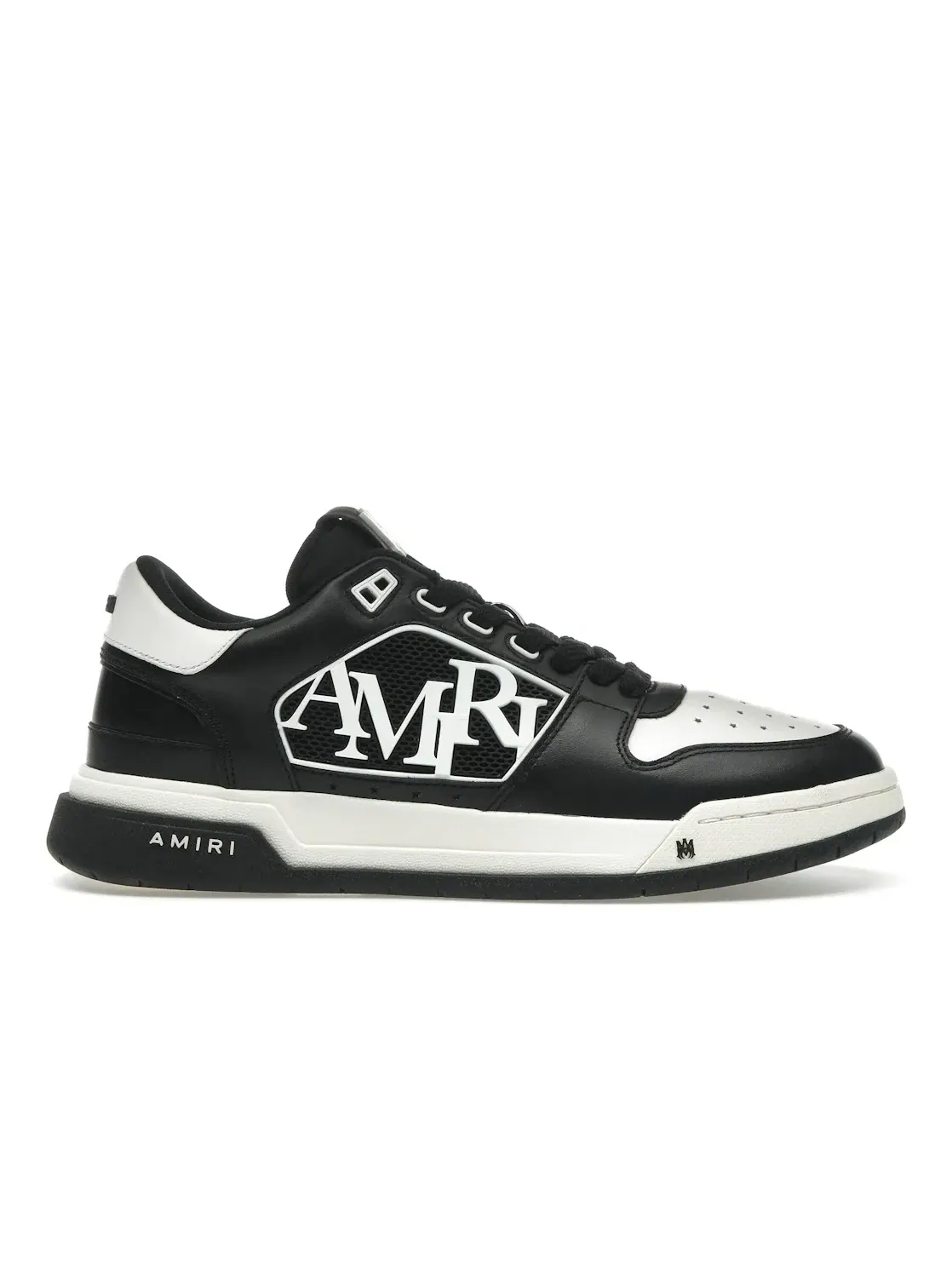 Мужские кеды с низким профилем AMIRI Classic Low — изображение 1 из 4, черный/белый