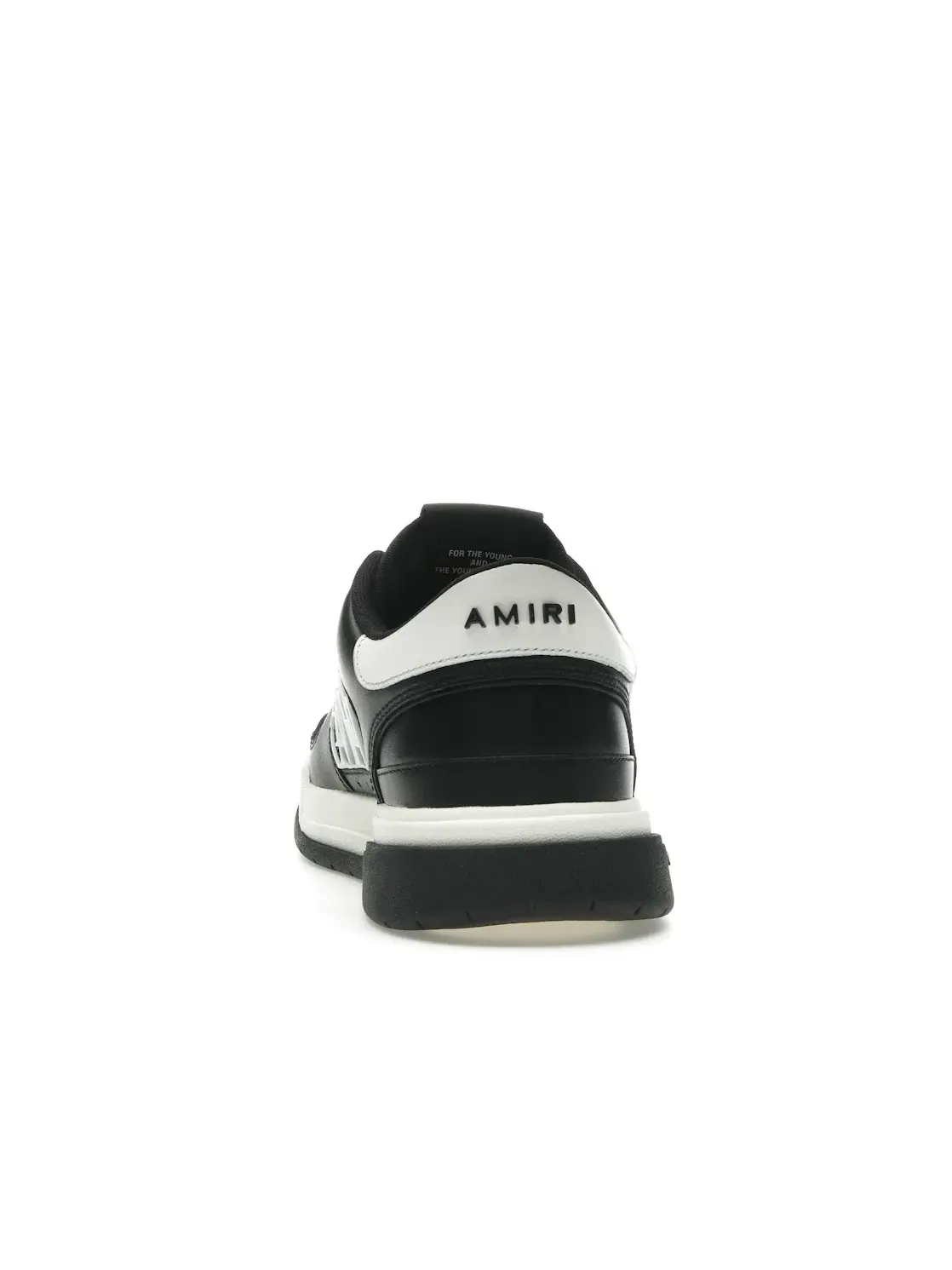 Мужские кеды с низким профилем AMIRI Classic Low — изображение 4 из 4, черный/белый